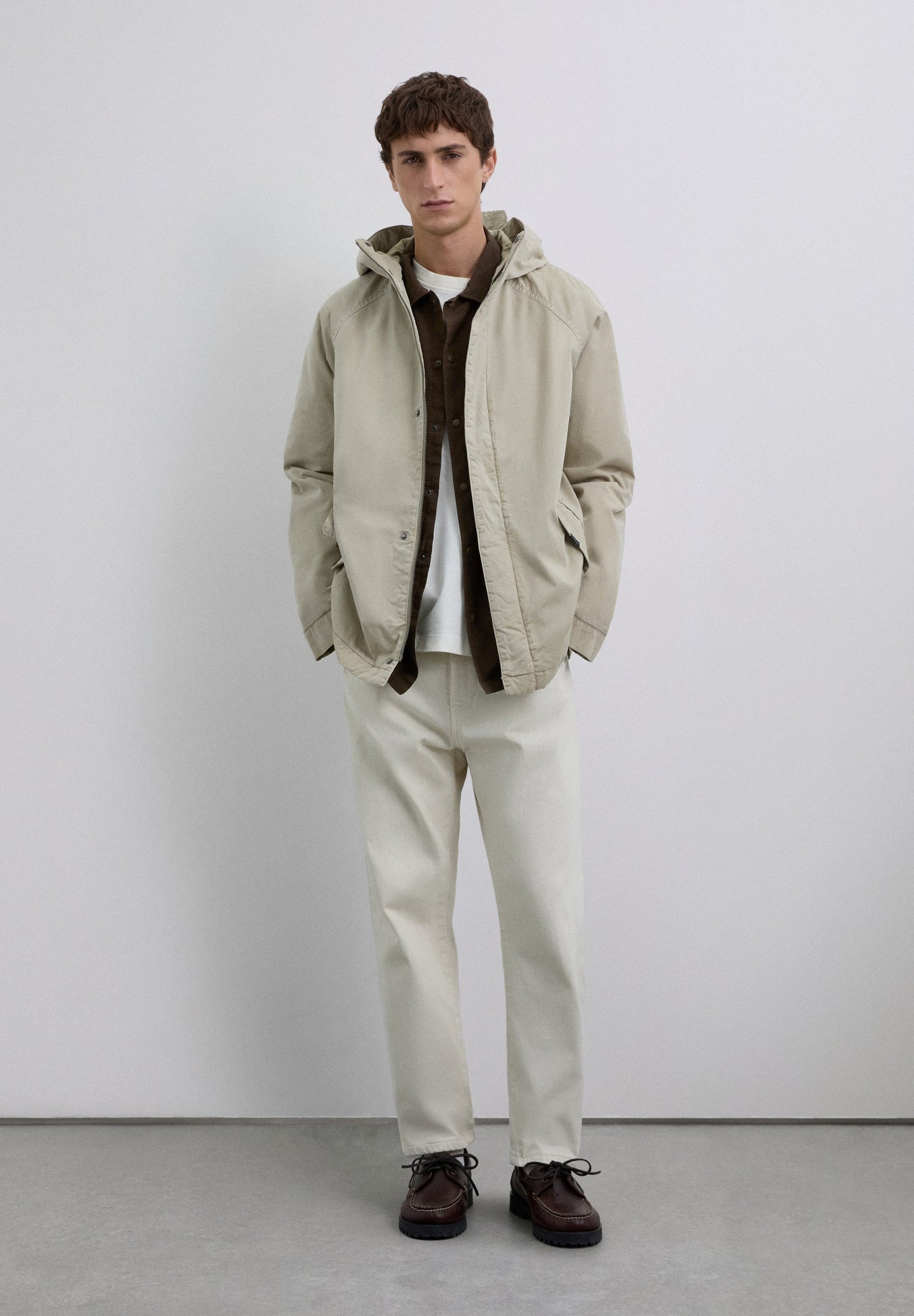 COTTON PARKA WITH HOOD
