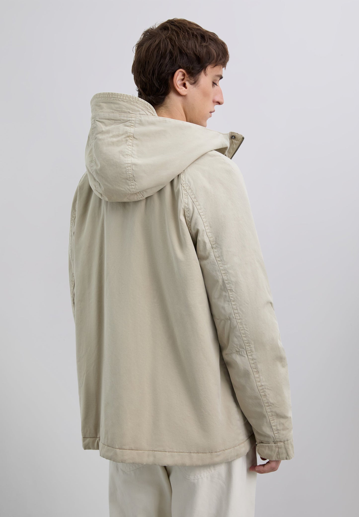 COTTON PARKA WITH HOOD