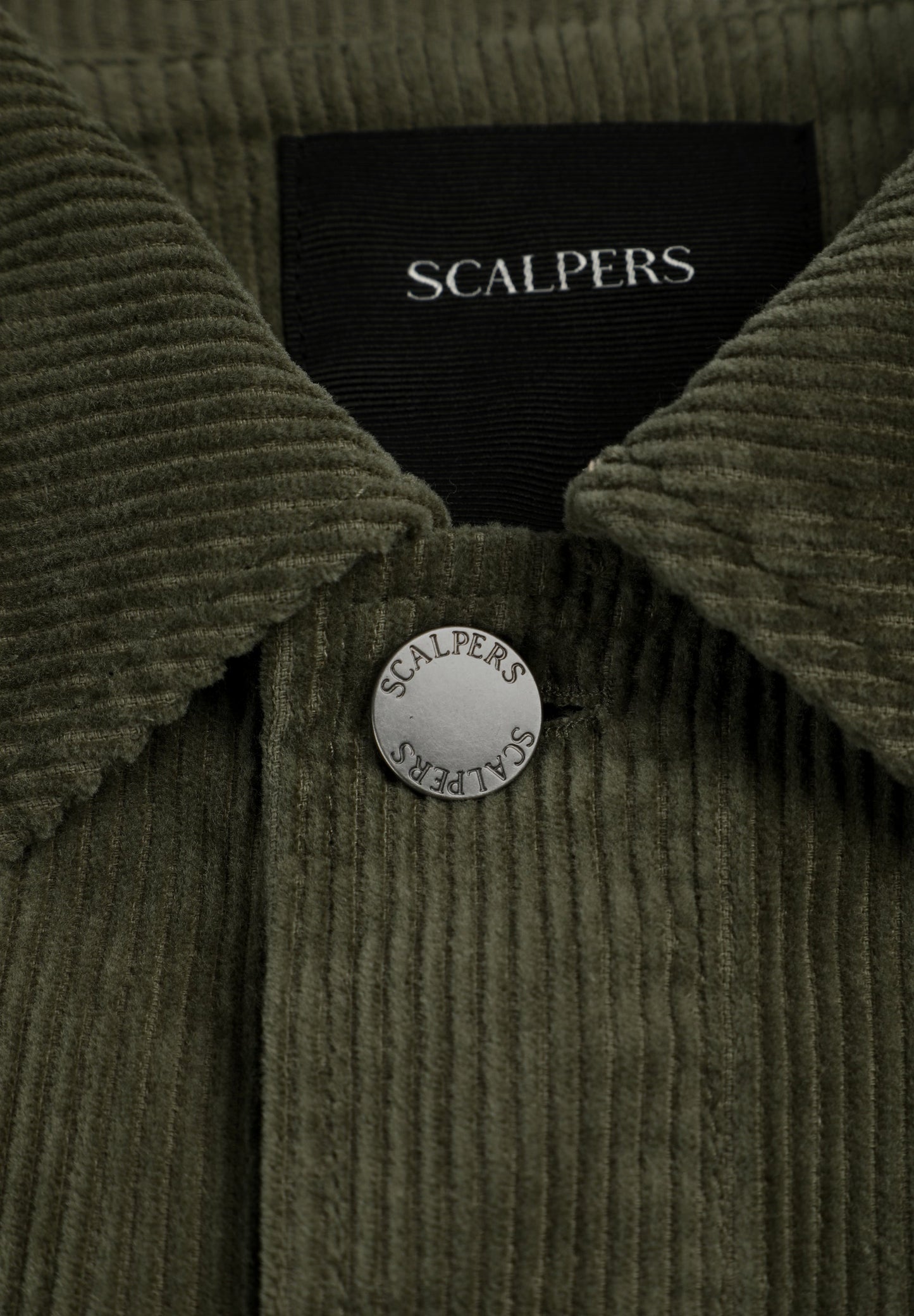 CORDUROY OVERSHIRT WITH LOGO