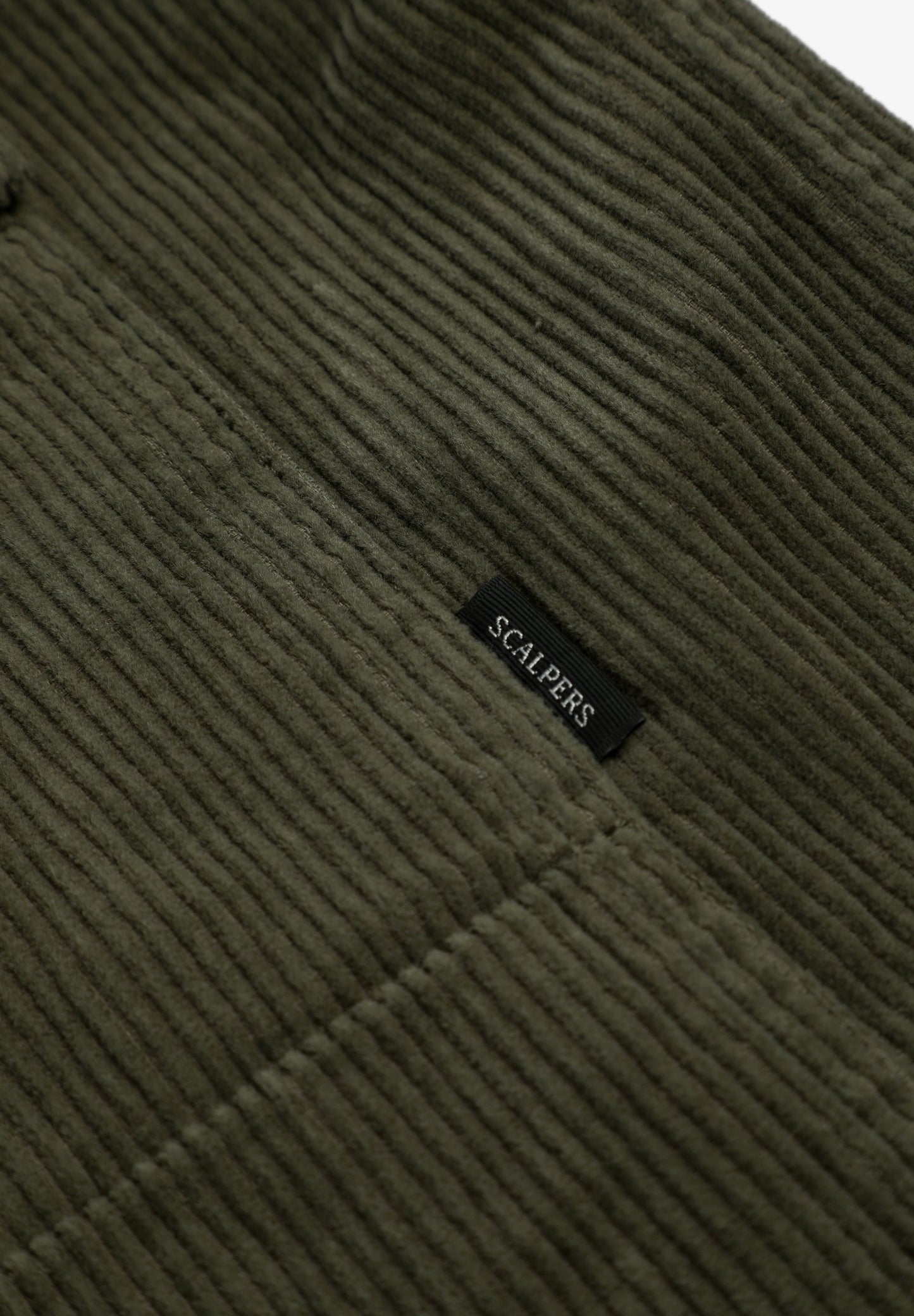 CORDUROY OVERSHIRT WITH LOGO
