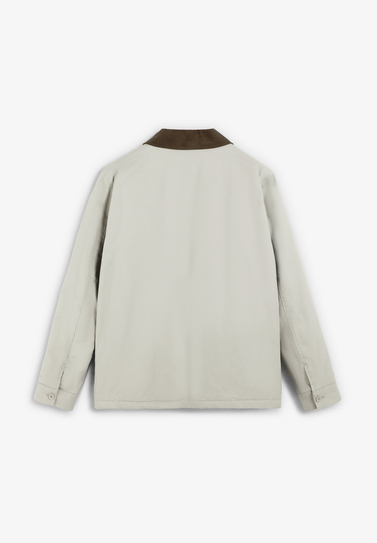 CONTRAST JACKET WITH CORDUROY COLLAR