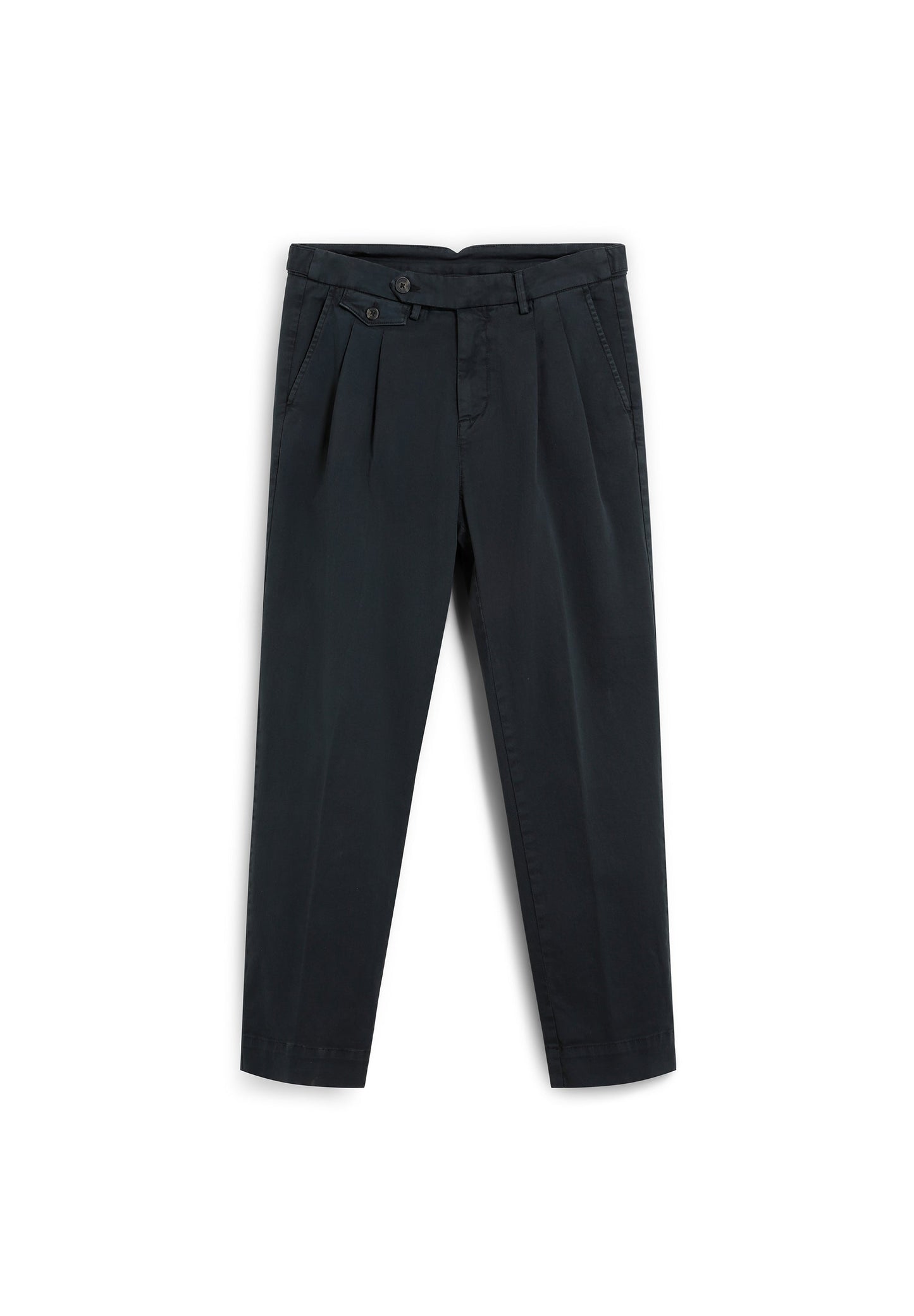 COTTON TROUSERS WITH DOUBLE DARTS