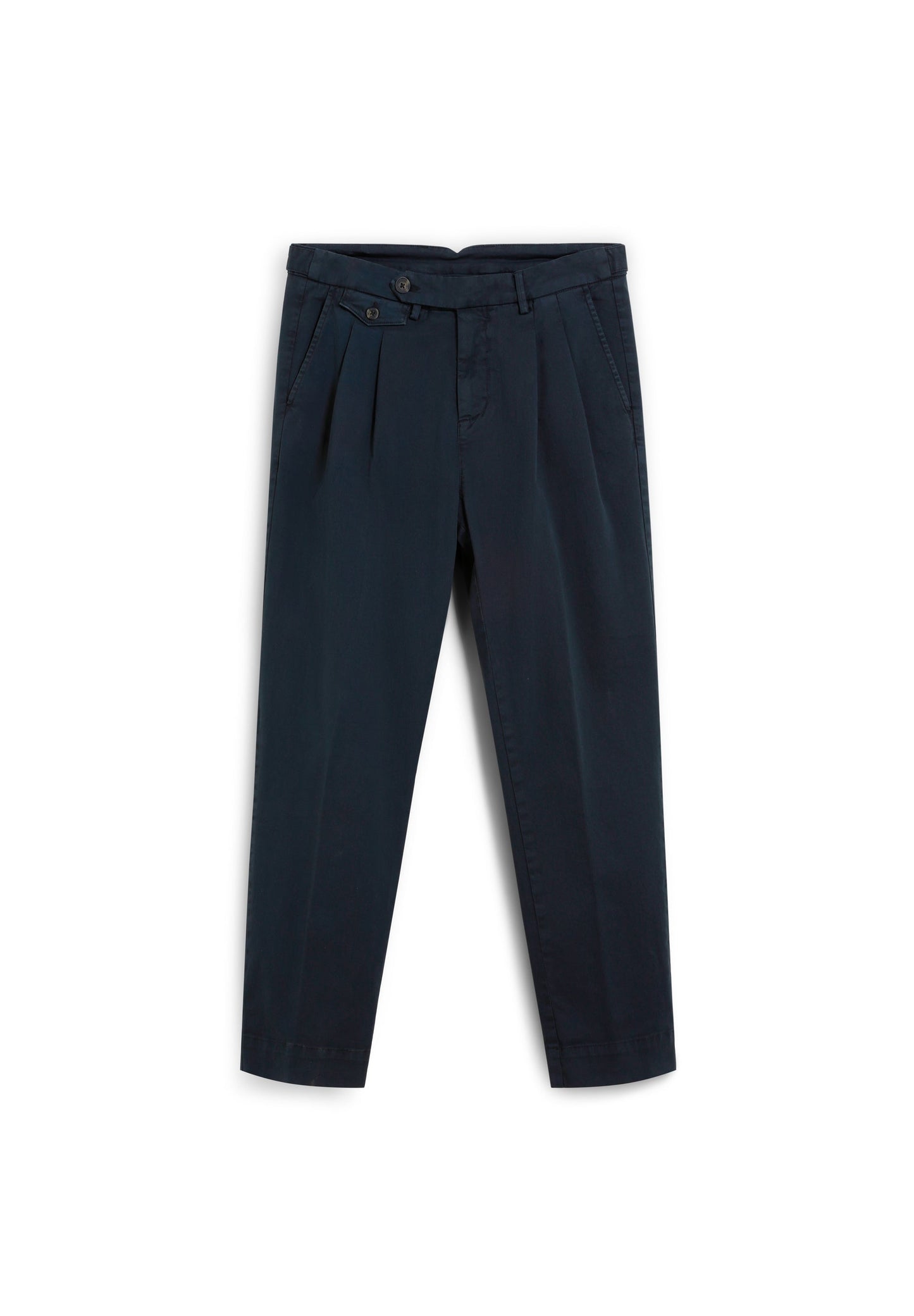 COTTON TROUSERS WITH DOUBLE DARTS