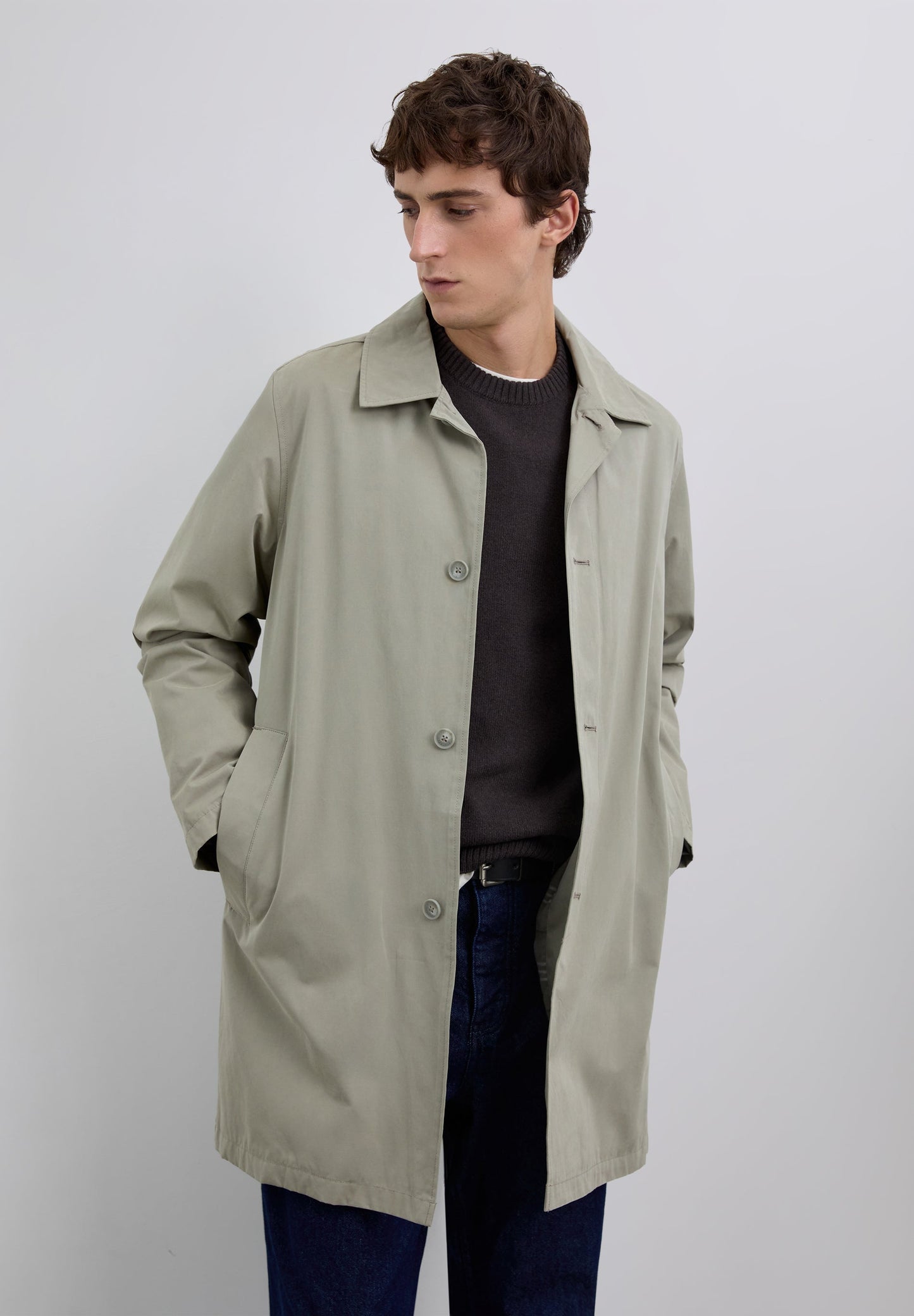 TRENCH COAT WITH SKULL