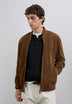 LEATHER BOMBER JACKET