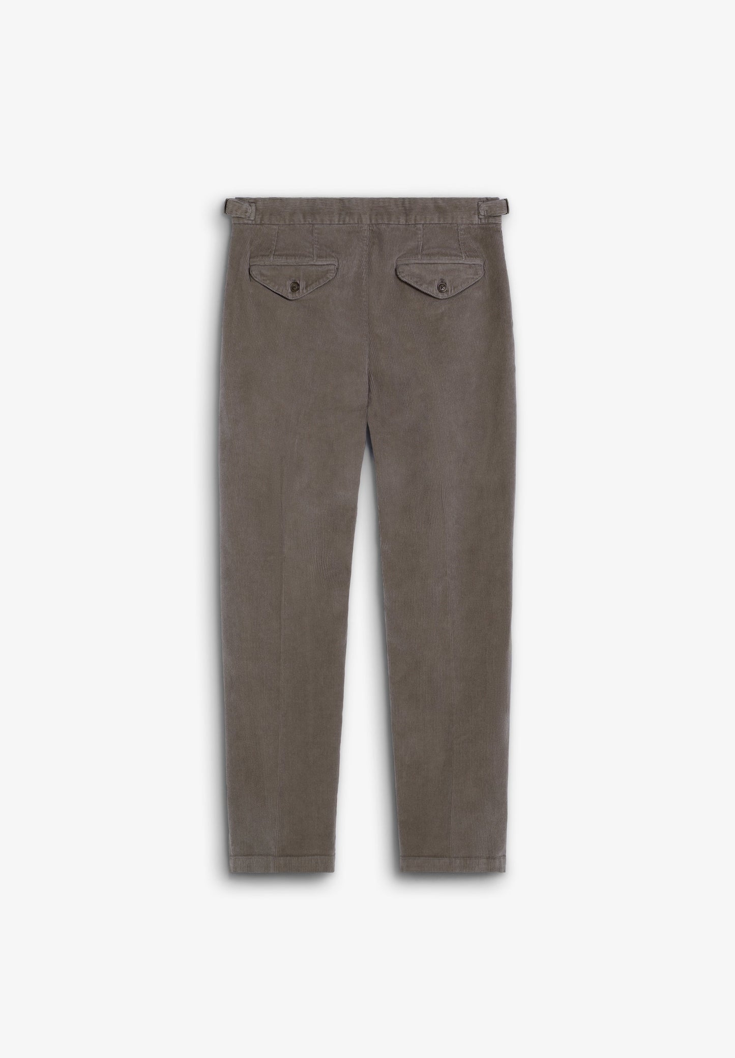 SLIM FIT CORDUROY TROUSERS WITH DARTS