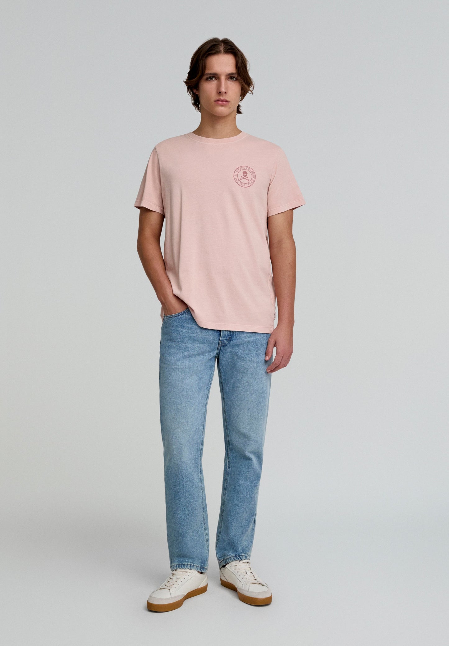 T-SHIRT WITH SKULL ON BACK