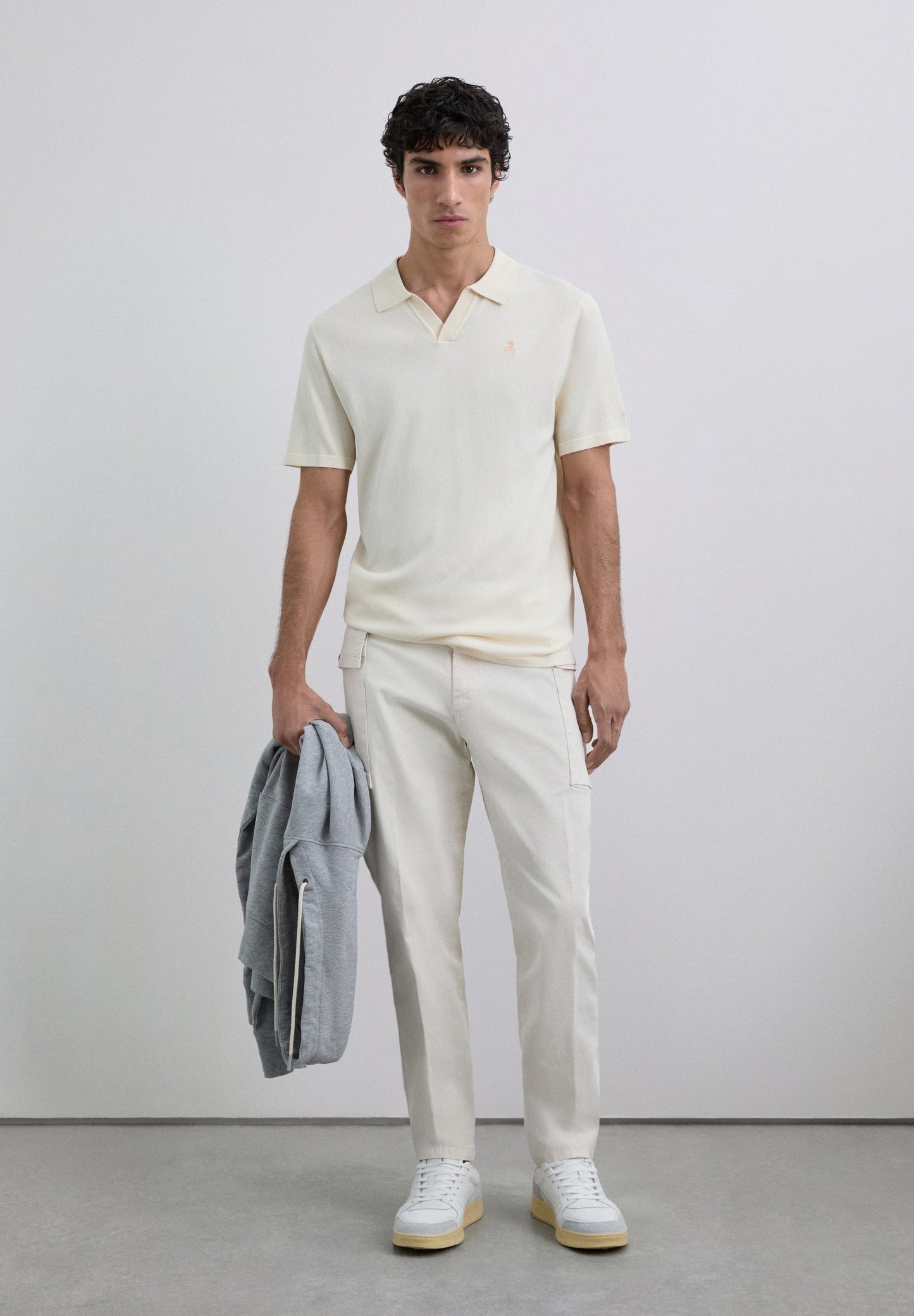 SC ADN CHUNKY KNIT POLO SHIRT