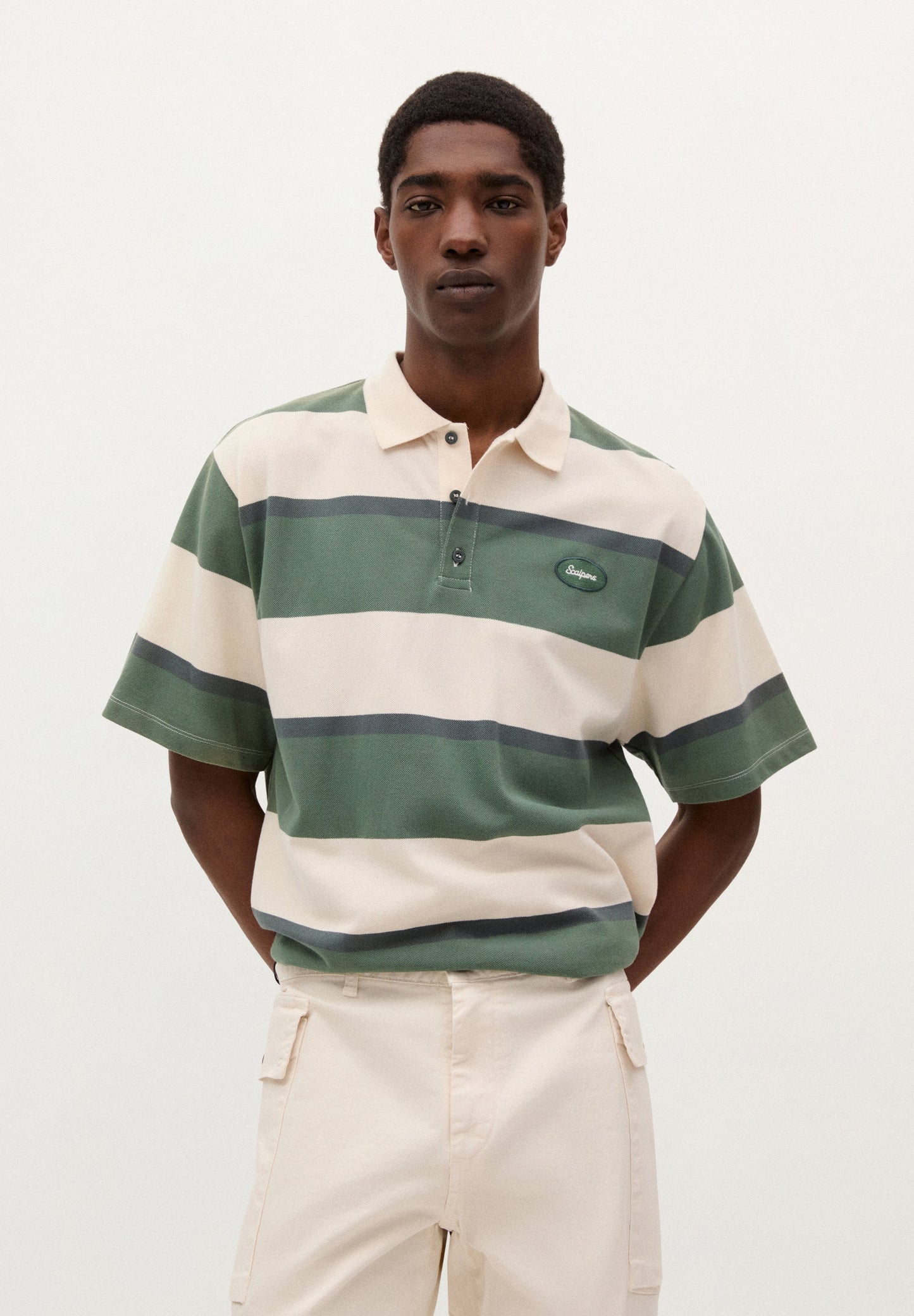 SCADN STRIPES CODY POLO