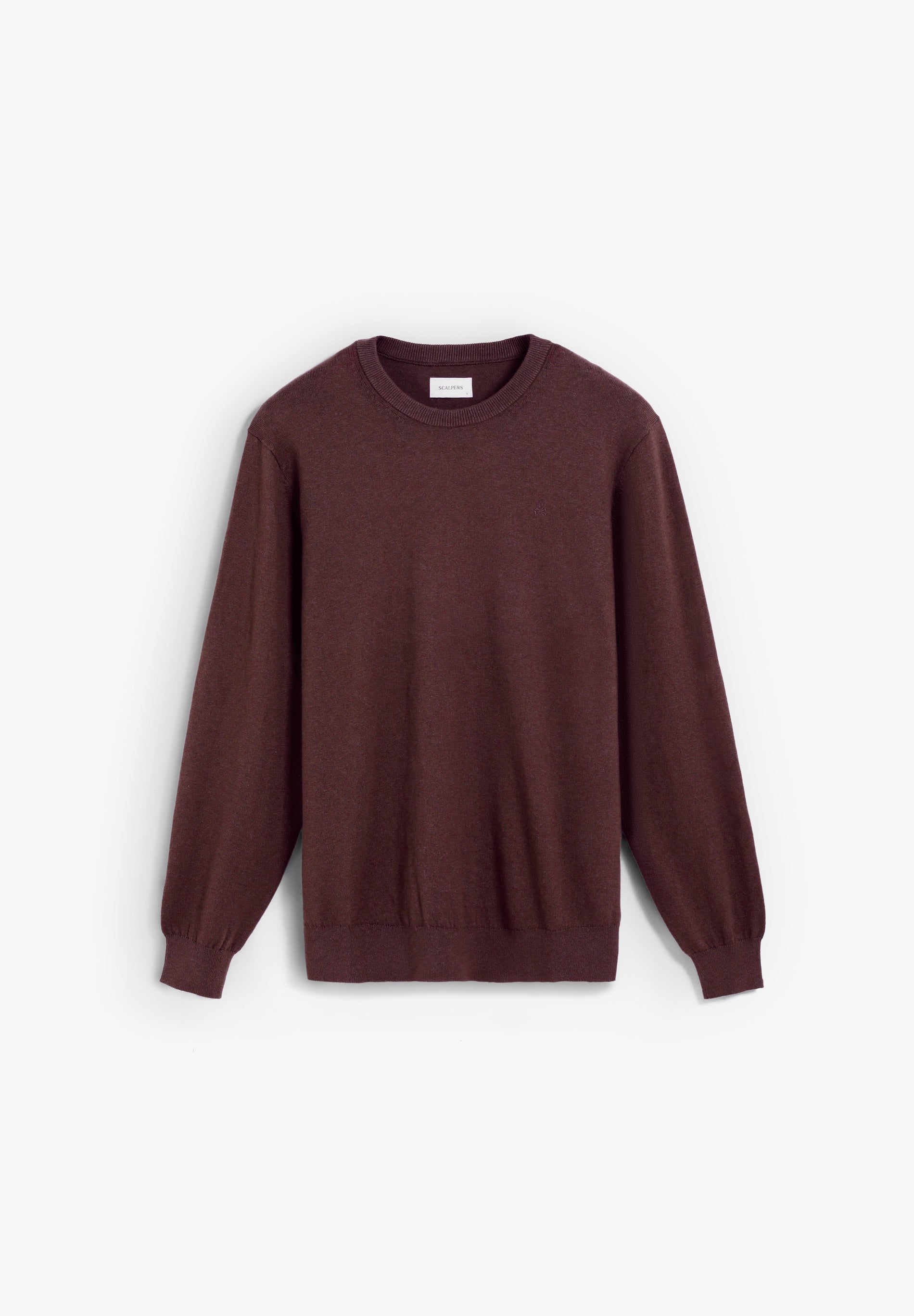 SWEATER WITH EMBROIDERED SKULL