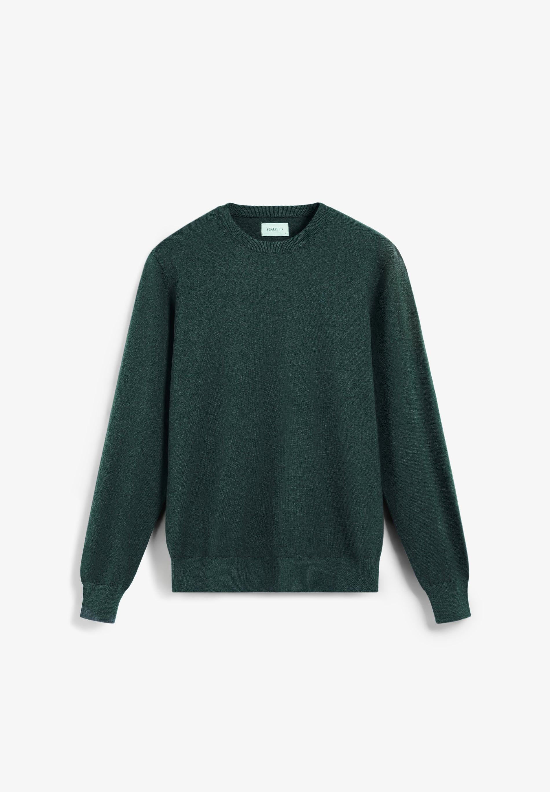 SWEATER WITH EMBROIDERED SKULL