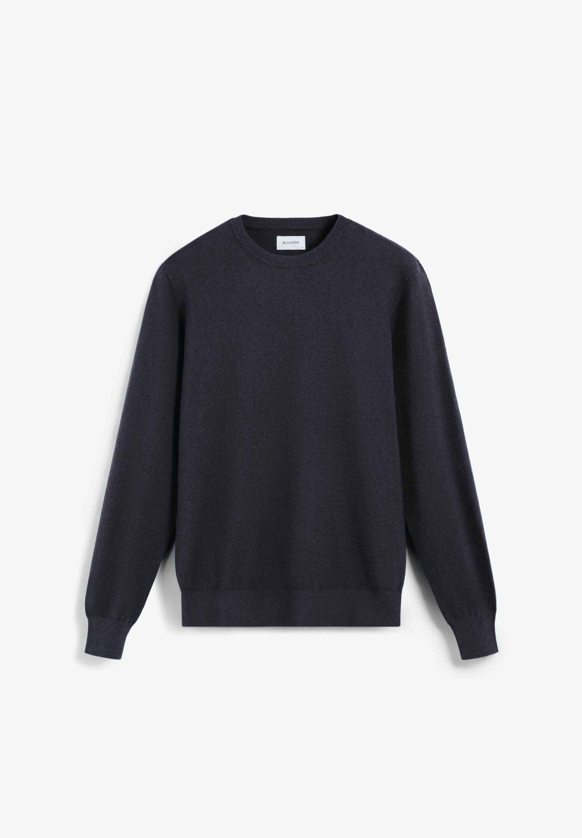 SWEATER WITH EMBROIDERED SKULL
