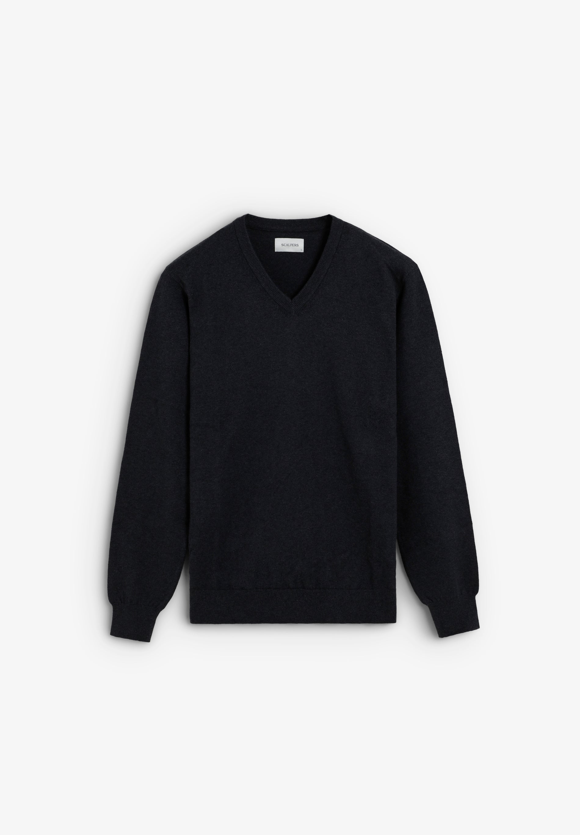 V-NECK SKULL SWEATER