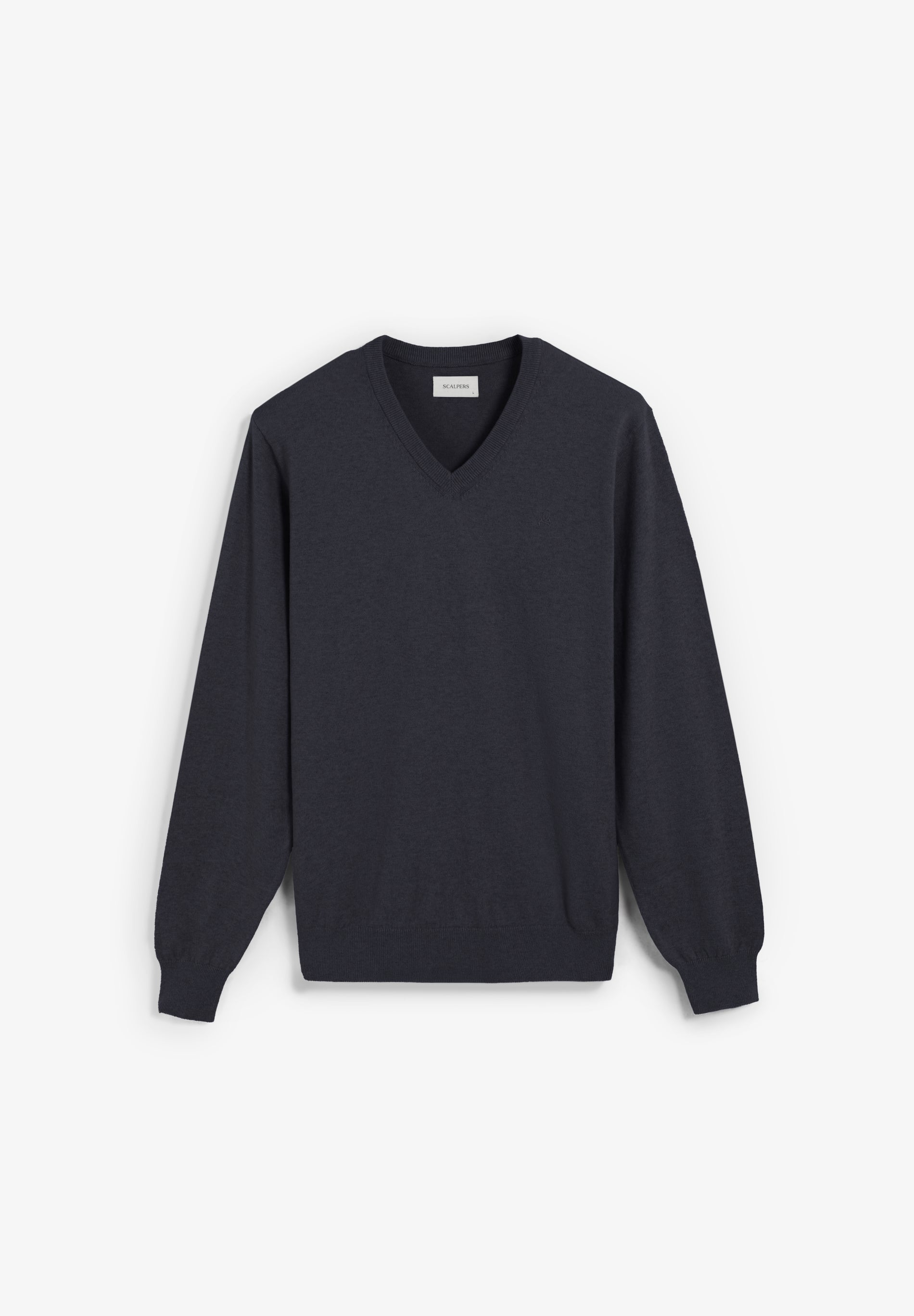 V-NECK SKULL SWEATER