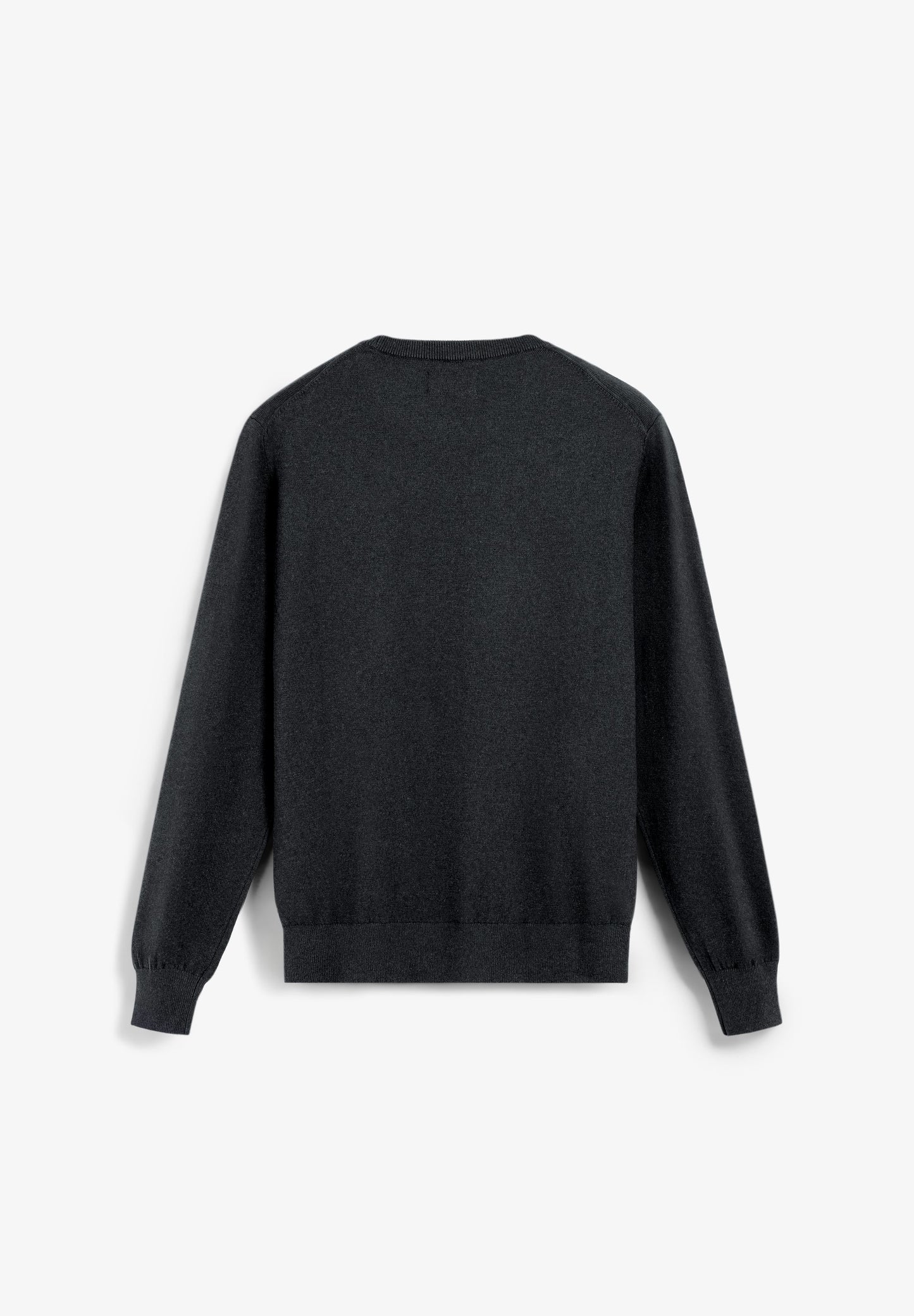 WOOL SWEATER WITH EMBROIDERED SKULL