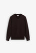 V-NECK WOOL SWEATER WITH SKULL