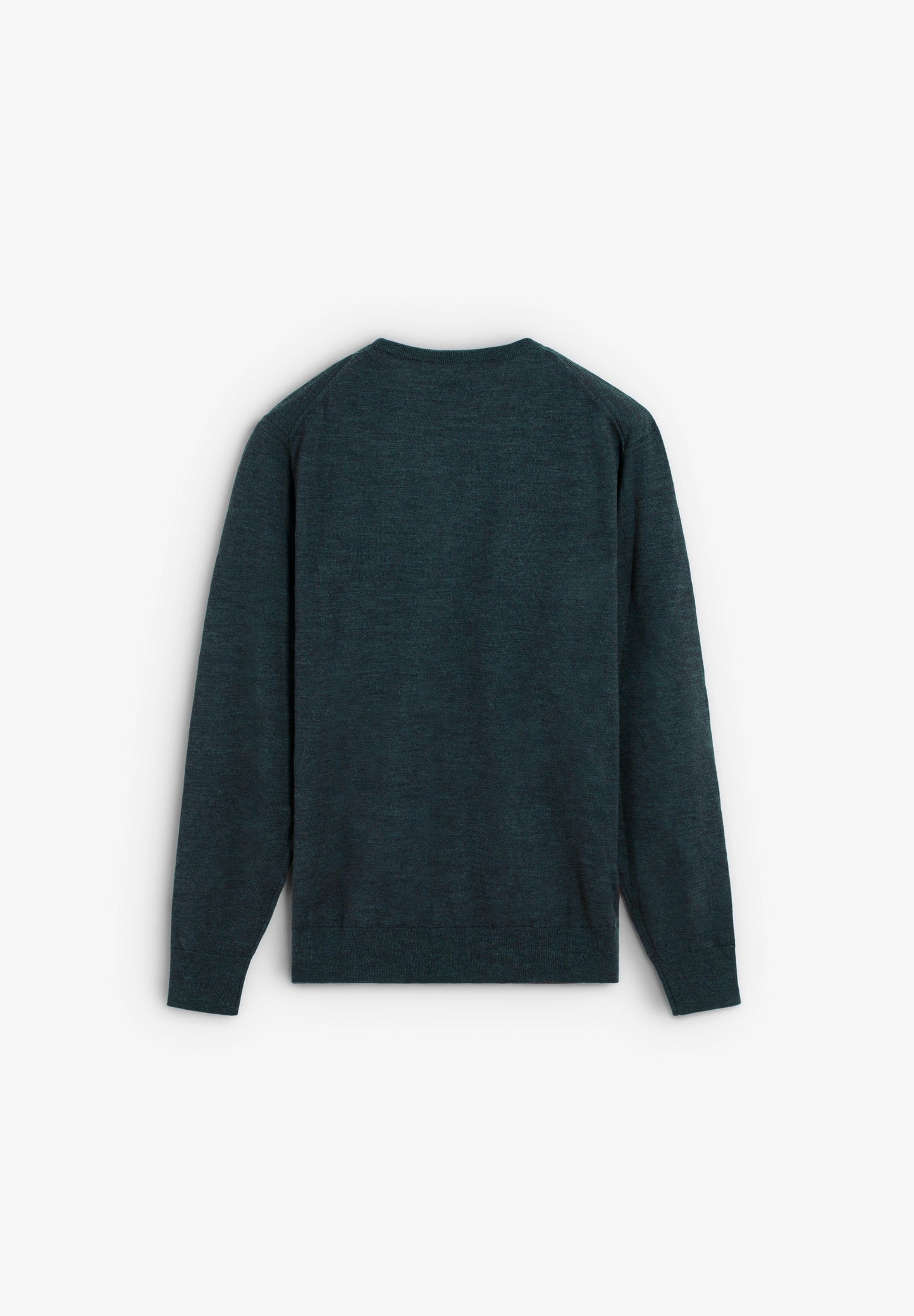 V-NECK WOOL SWEATER WITH SKULL