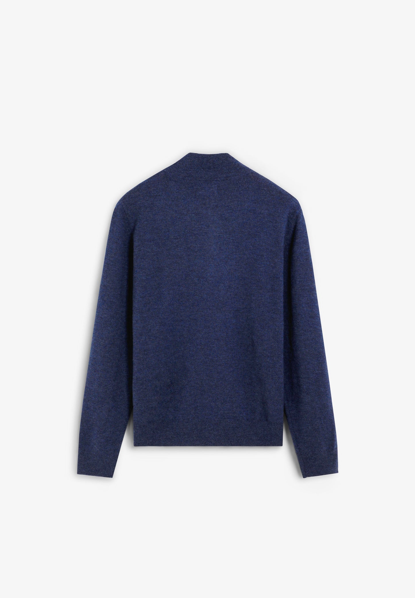 ZIPPED WOOL SWEATER WITH SKULL