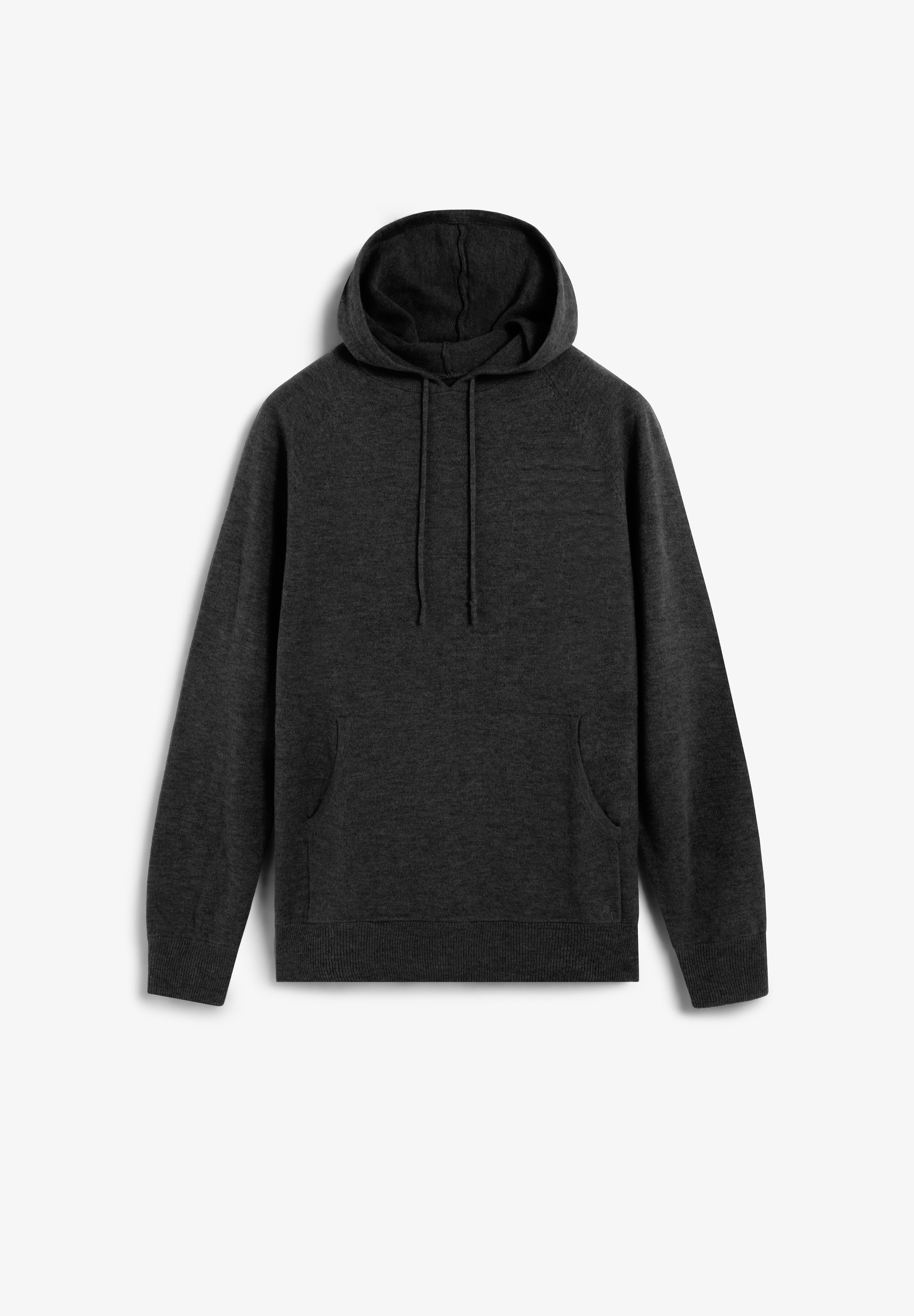 WOOL SWEATER WITH ADJUSTABLE HOOD