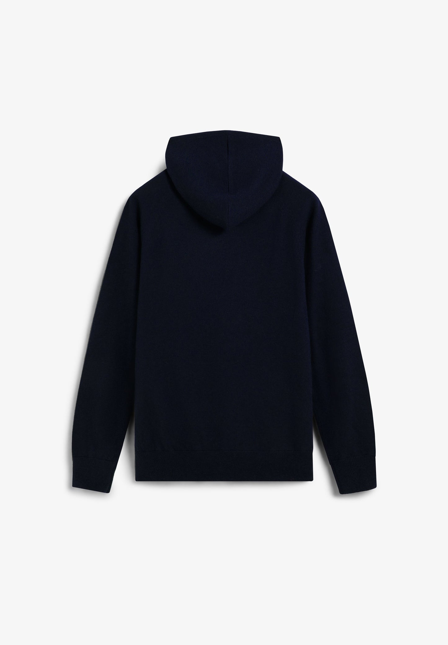 WOOL SWEATER WITH ADJUSTABLE HOOD