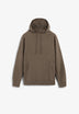 WOOL SWEATER WITH ADJUSTABLE HOOD