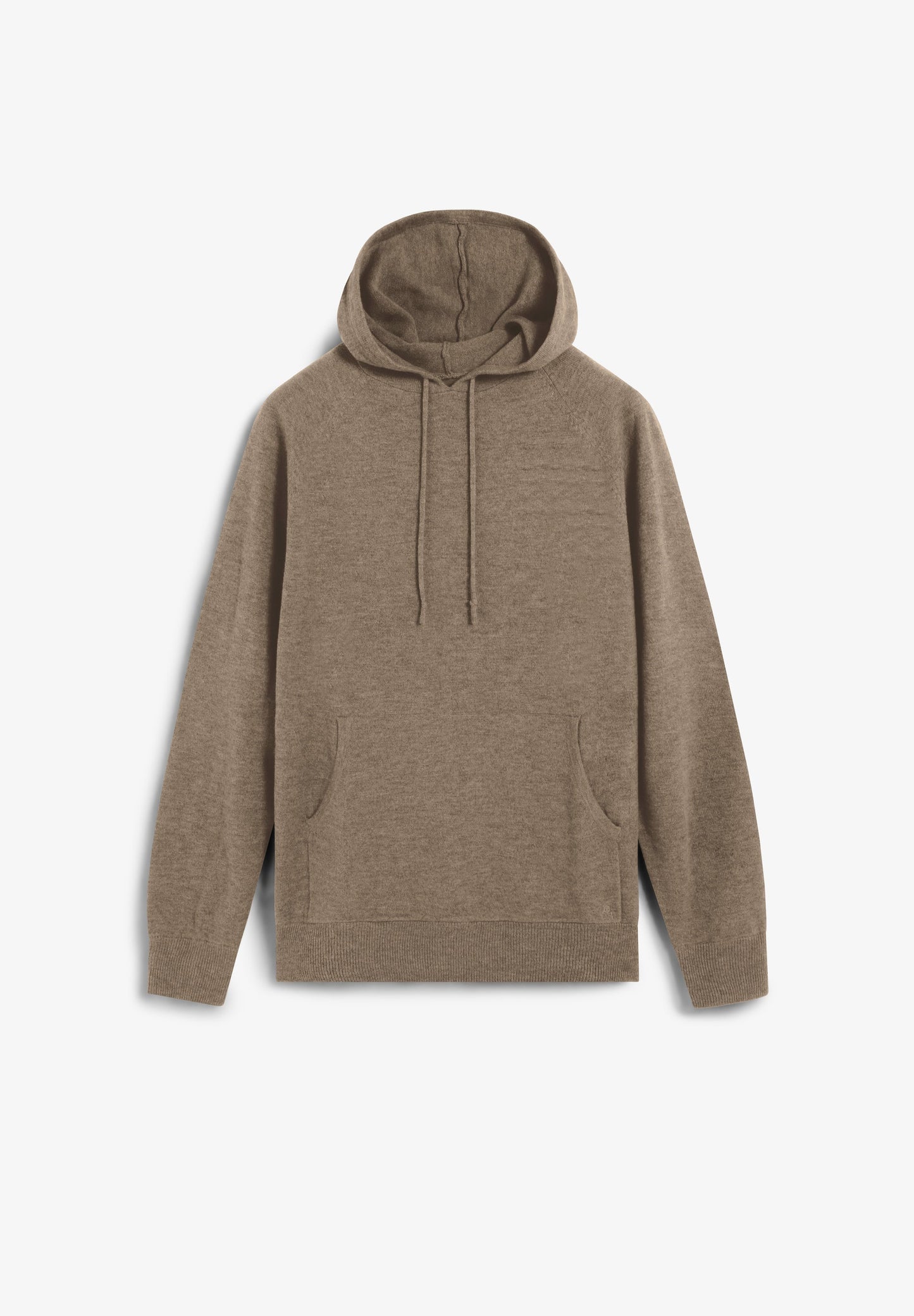 WOOL SWEATER WITH ADJUSTABLE HOOD