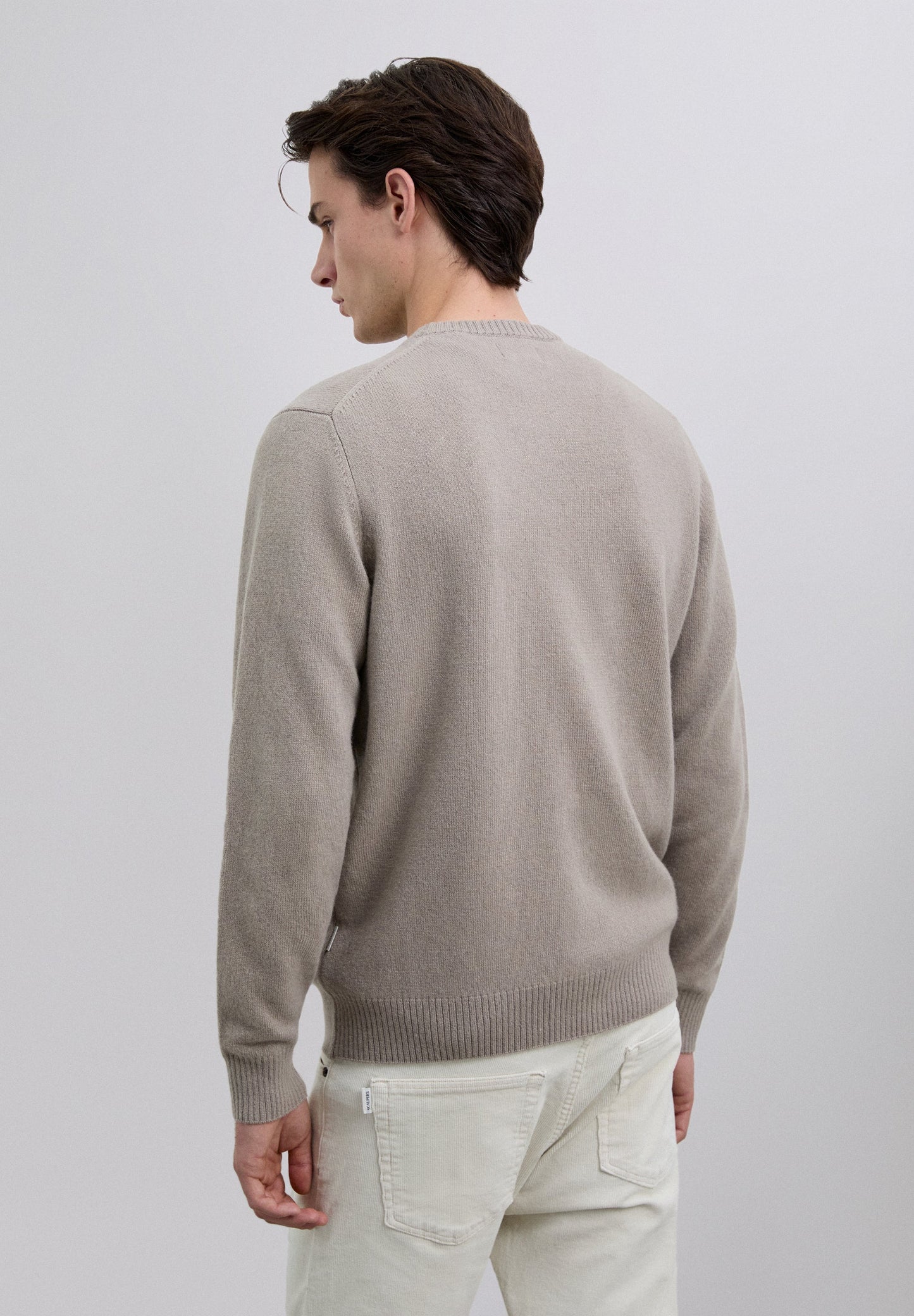 WOOL SWEATER WITH LOGO