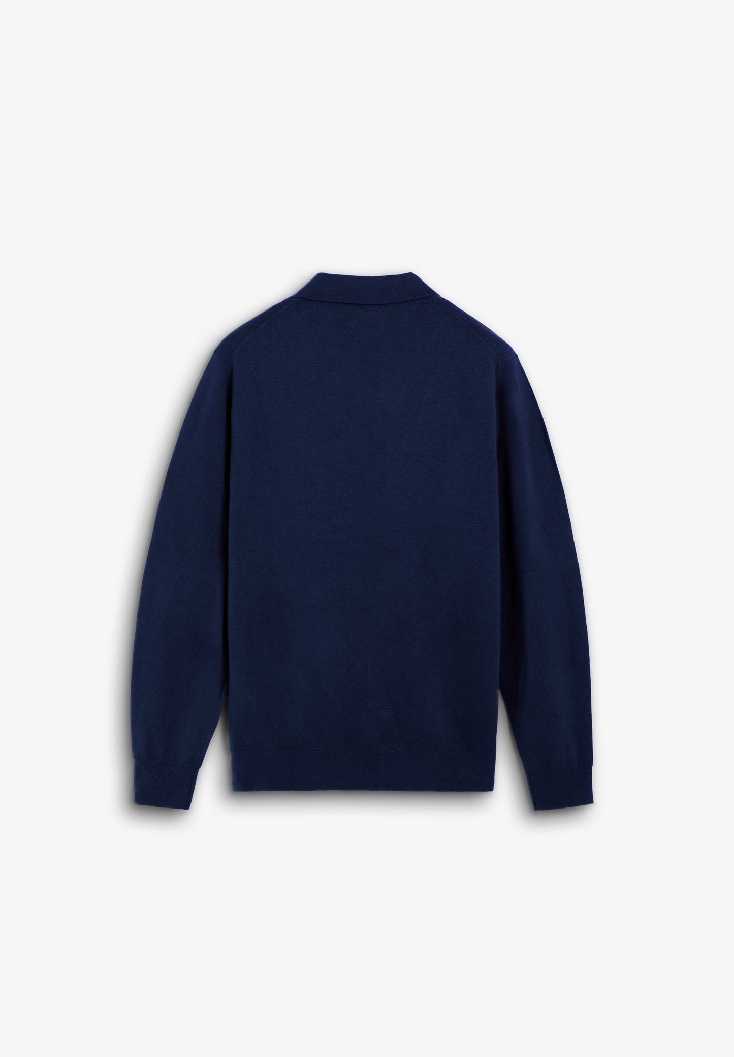 WOOL KNIT POLO SHIRT