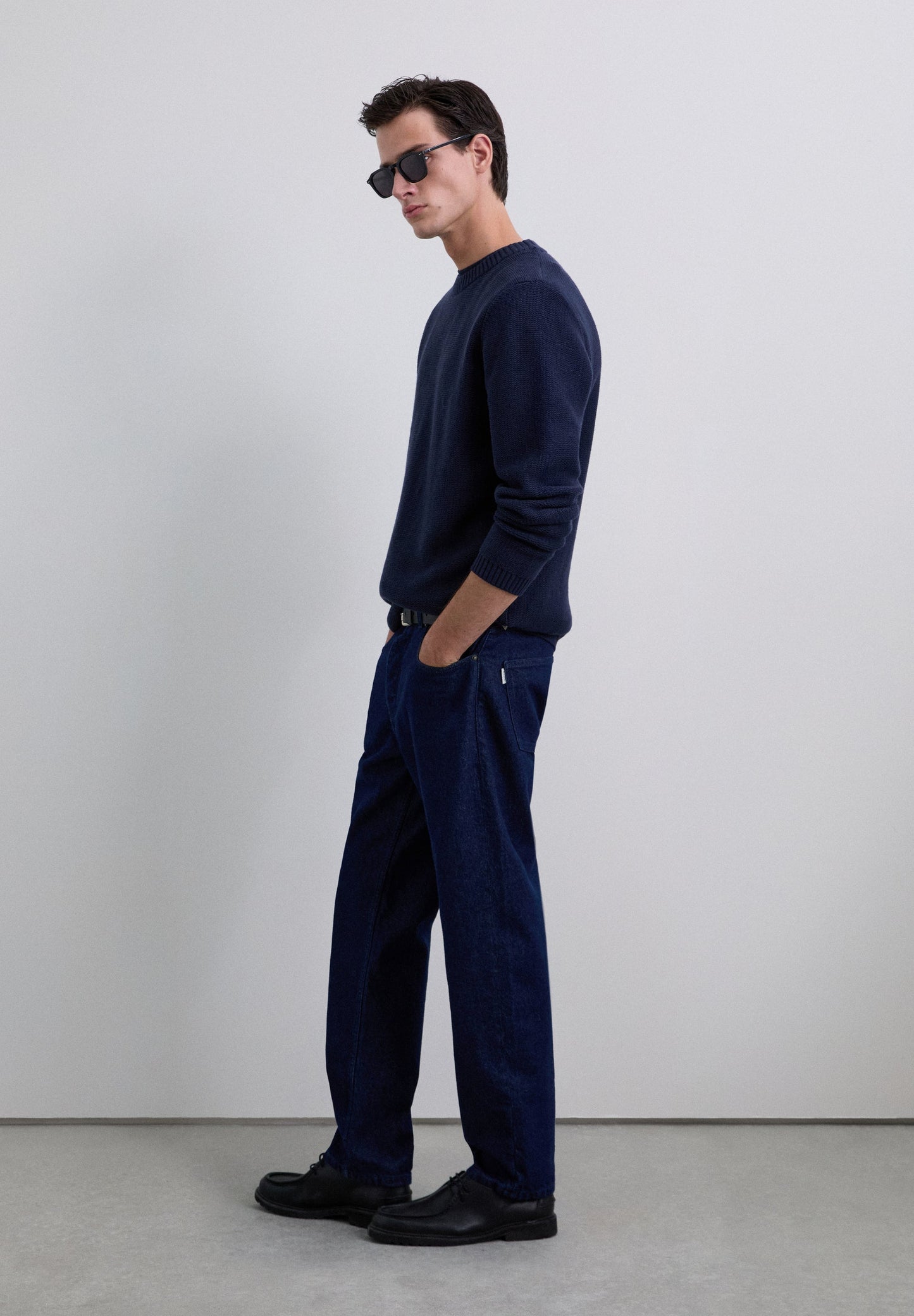 TEXTURED KNIT SWEATER