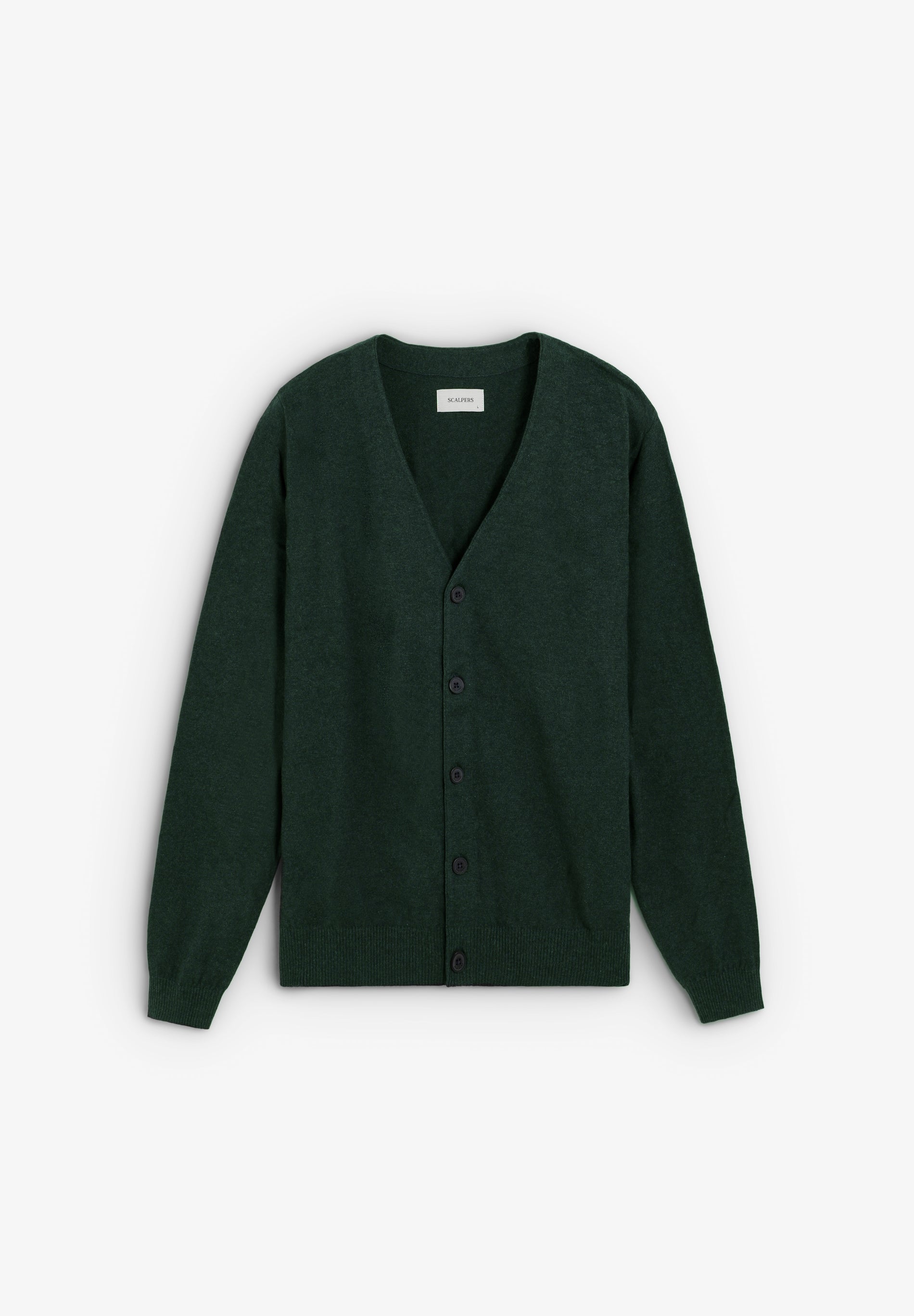 V-NECK CARDIGAN WITH SKULL