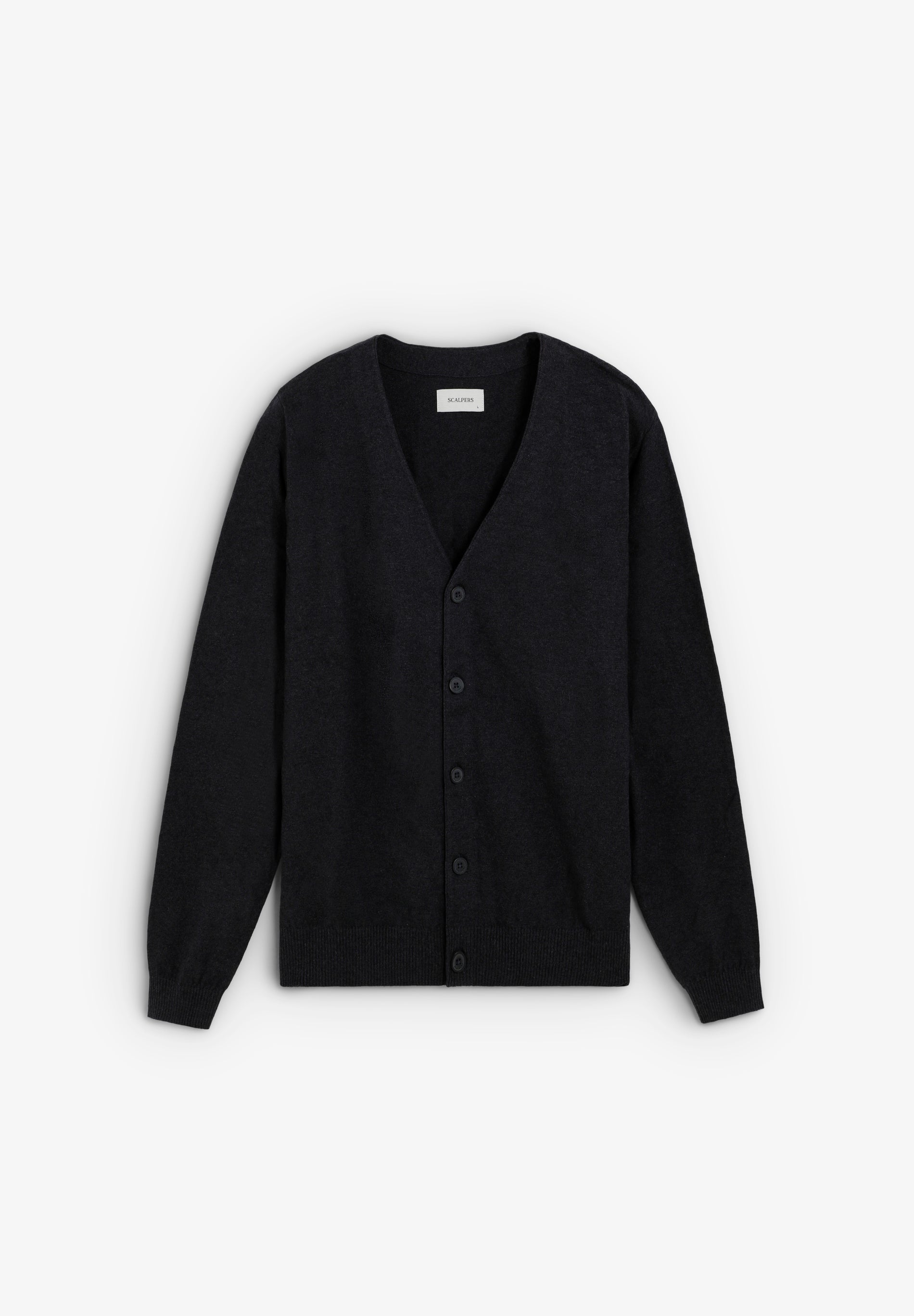 V-NECK CARDIGAN WITH SKULL