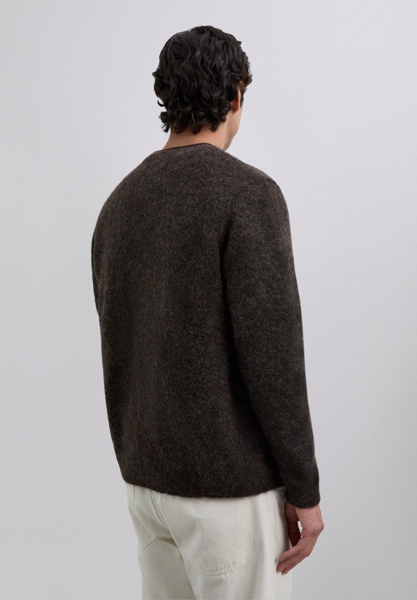 V-NECK ALPACA CARDIGAN