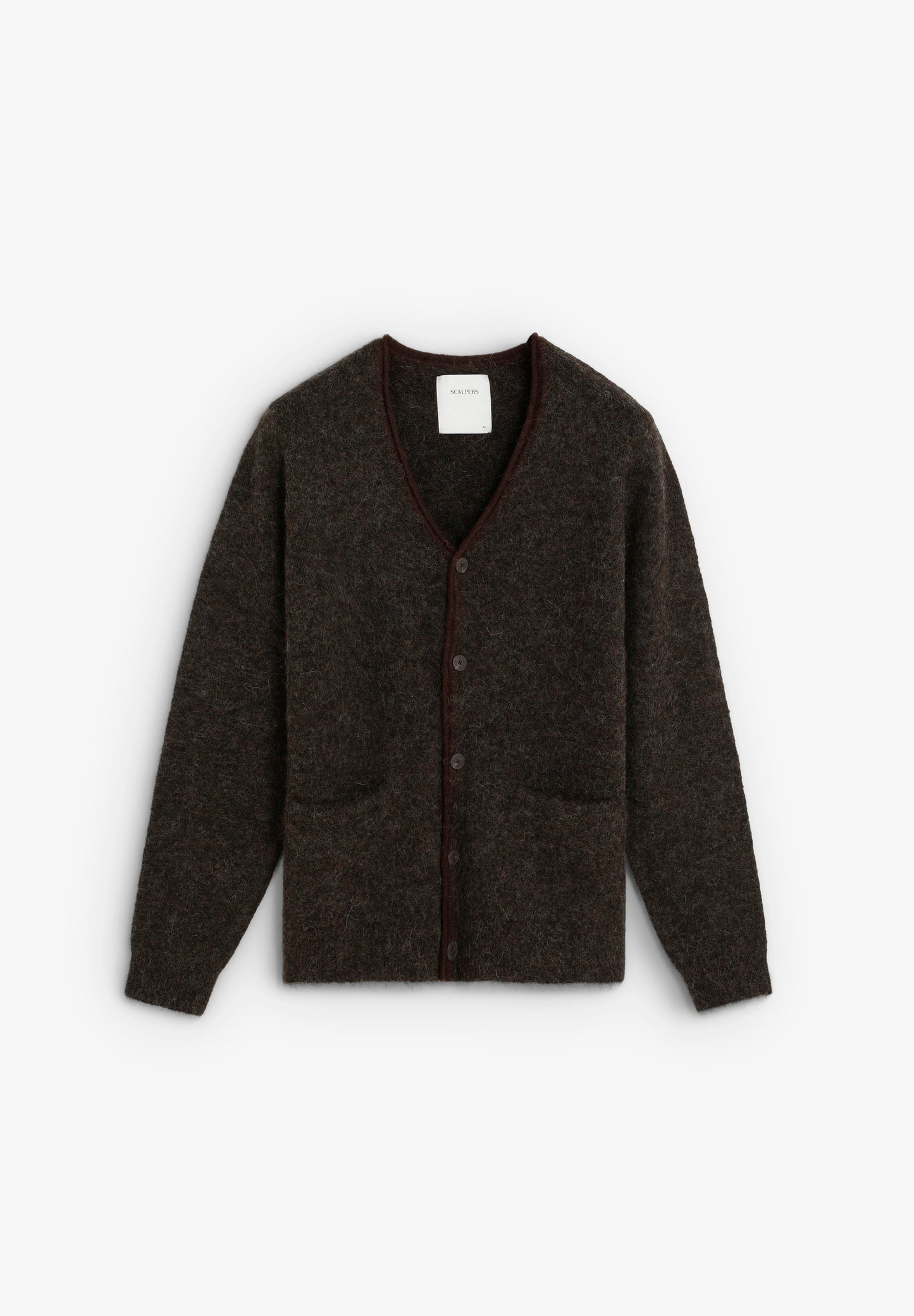 V-NECK ALPACA CARDIGAN