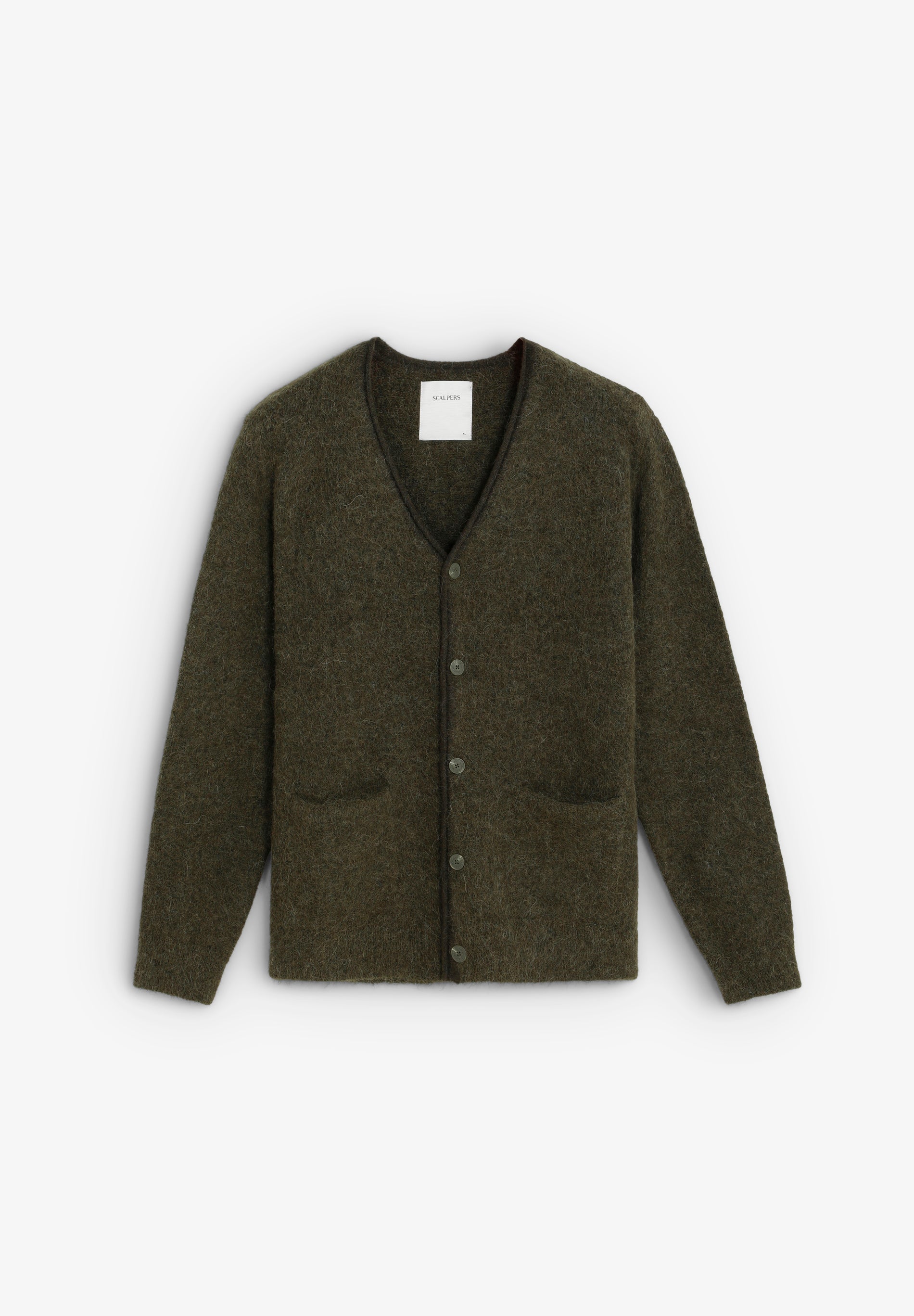 V-NECK ALPACA CARDIGAN