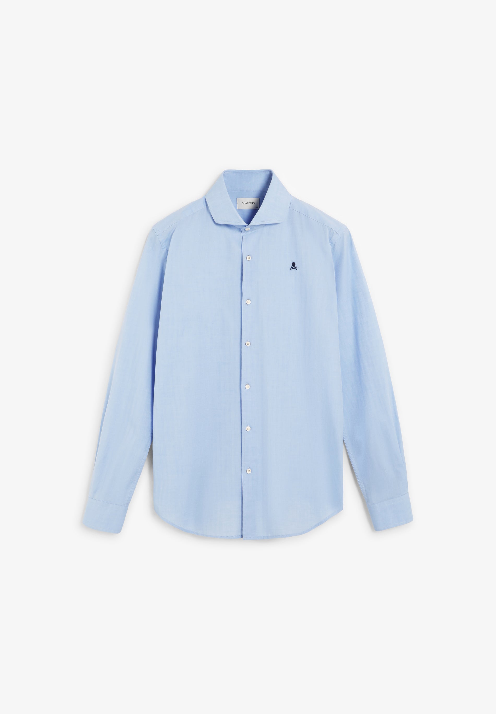 SHIRT WITH EMBROIDERED SKULL