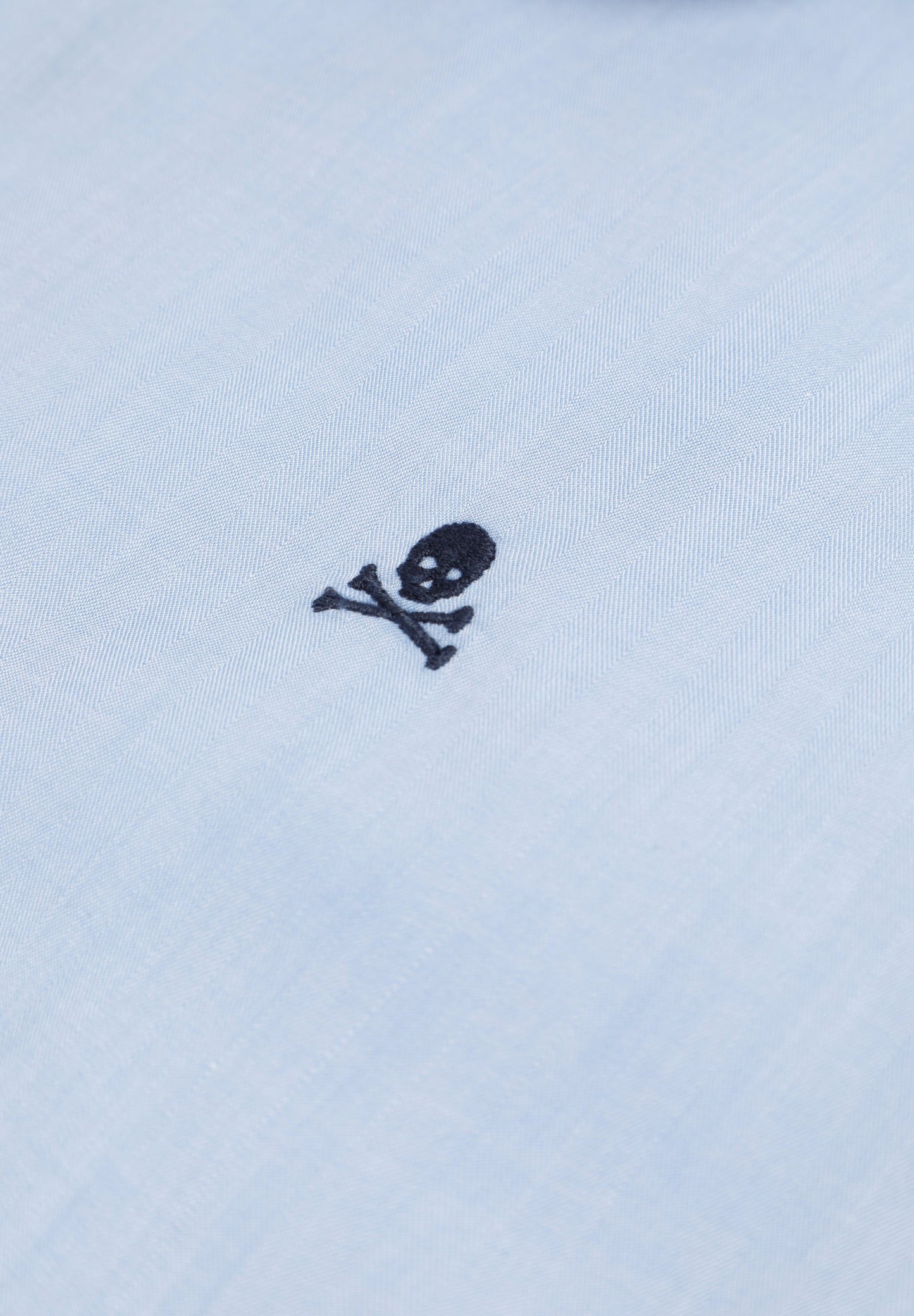 SHIRT WITH EMBROIDERED SKULL