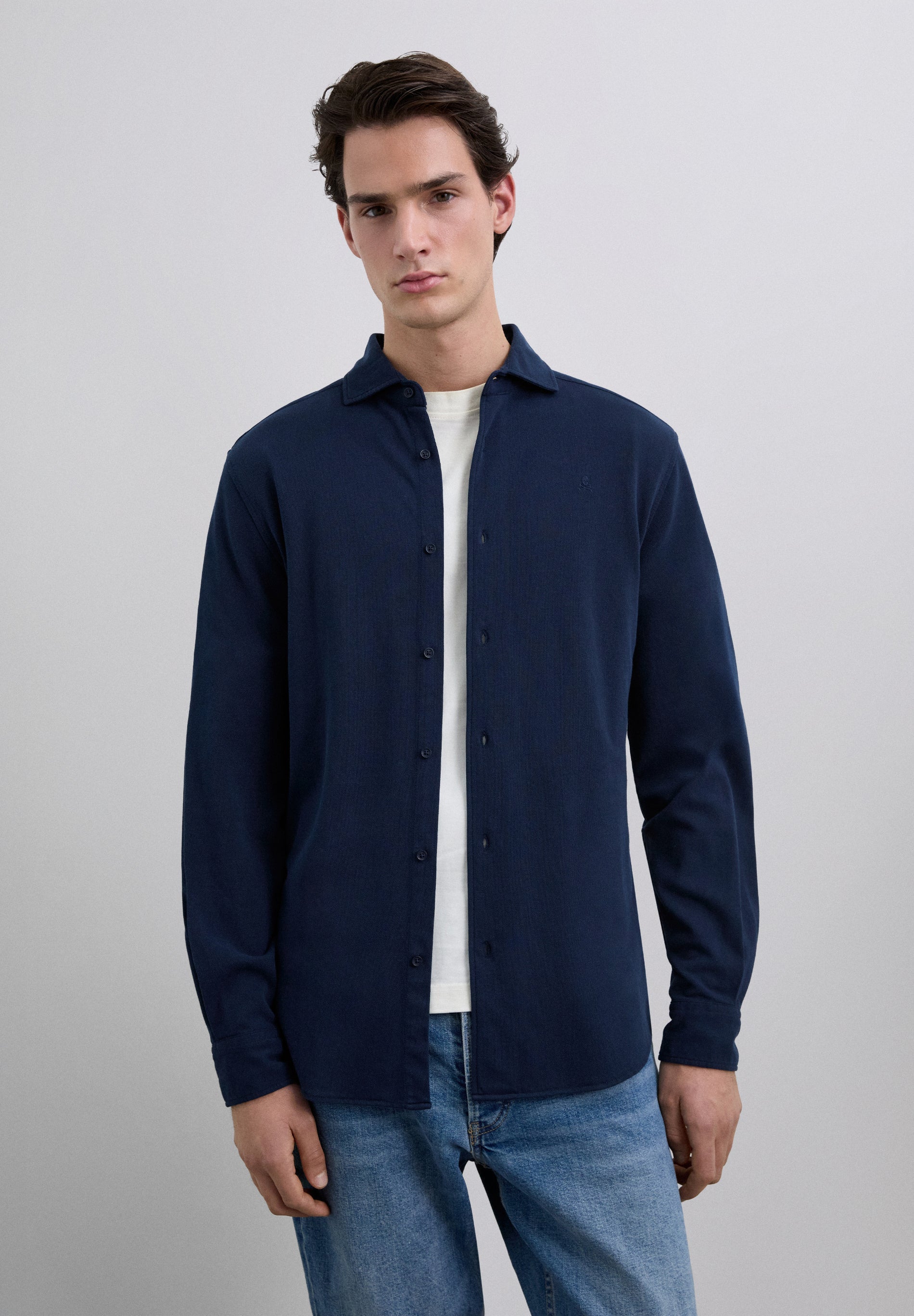 PIQUE KNIT SHIRT
