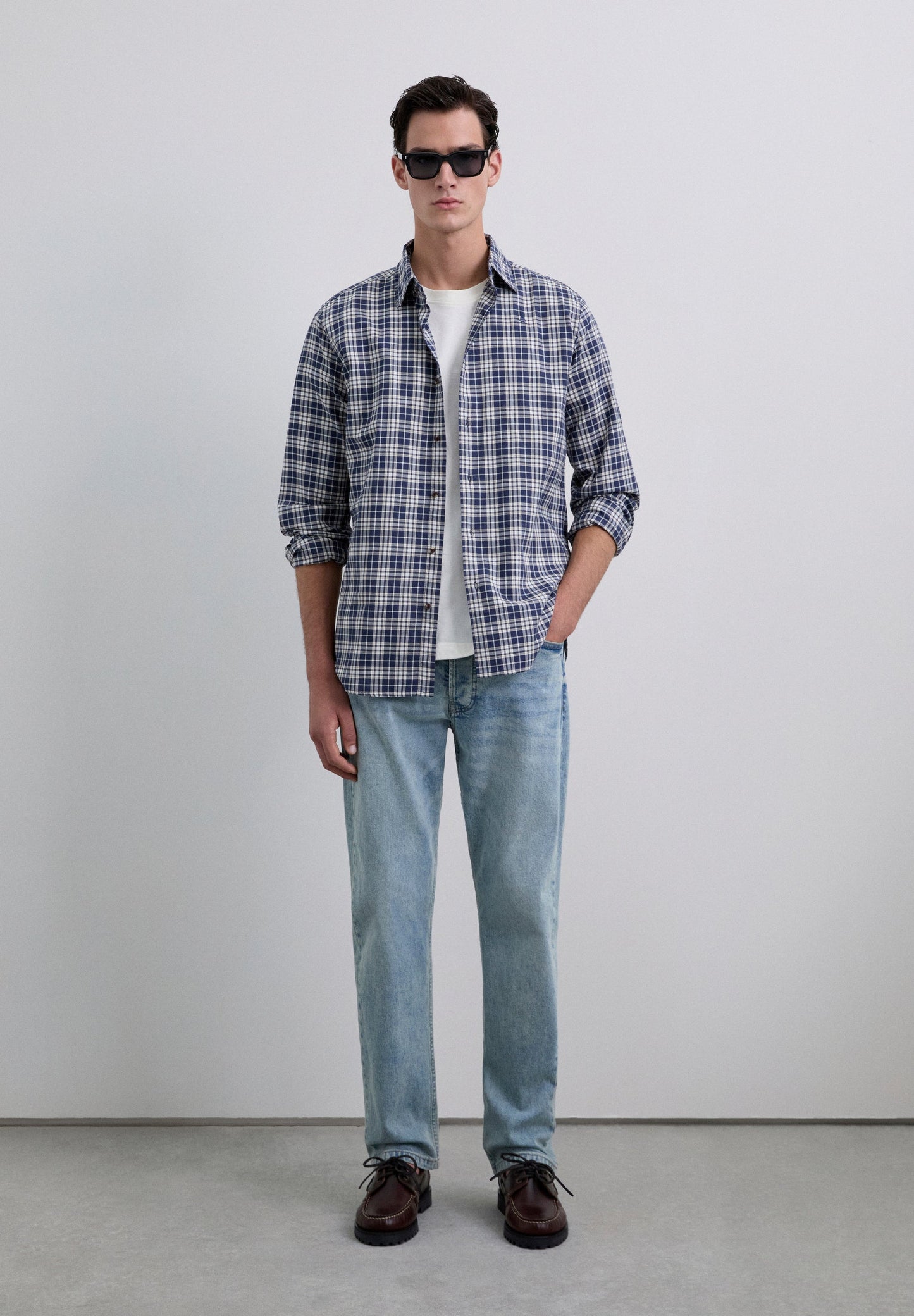 TARTAN PRINT SHIRT