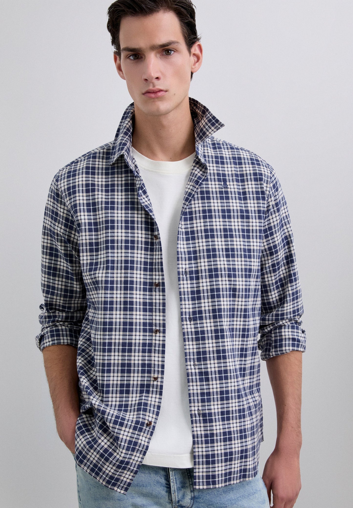 TARTAN PRINT SHIRT