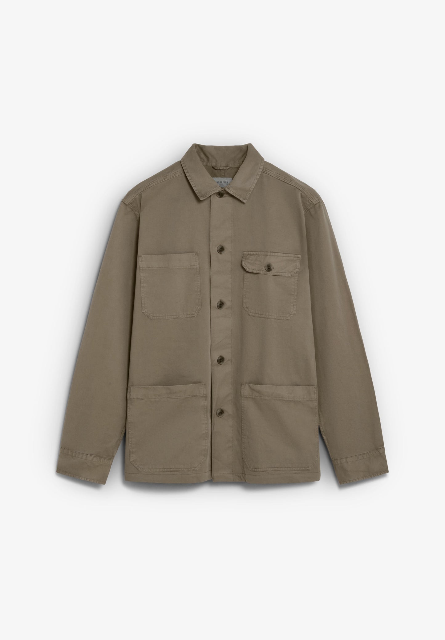 OVERSHIRT WITH BUTTONED POCKETS