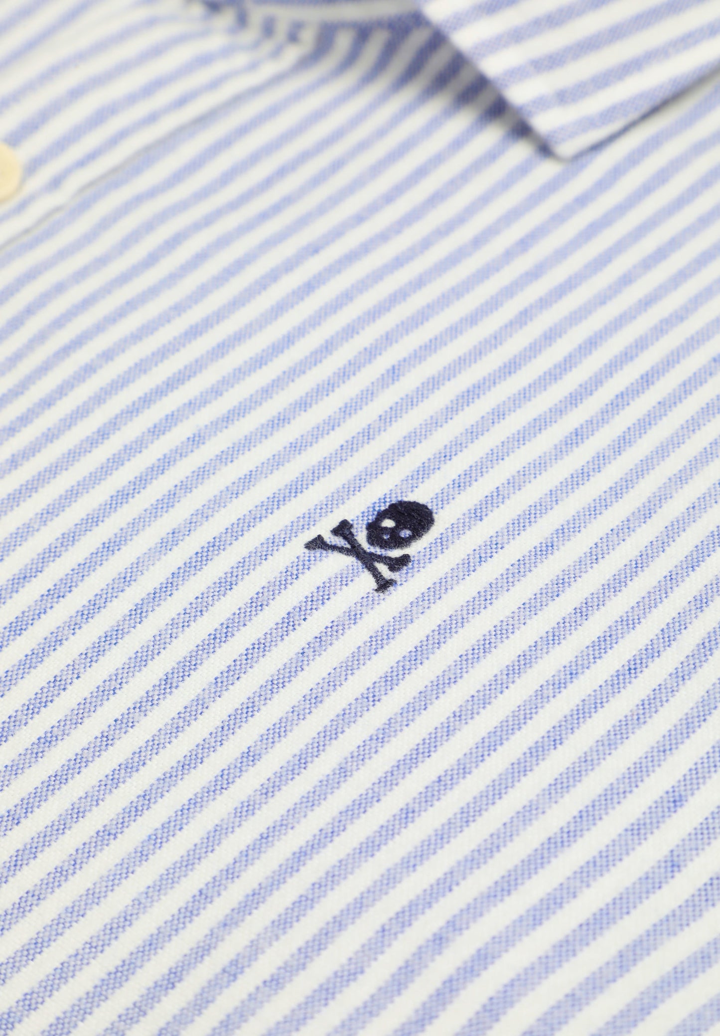 STRIPED OXFORD SHIRT WITH LOGO