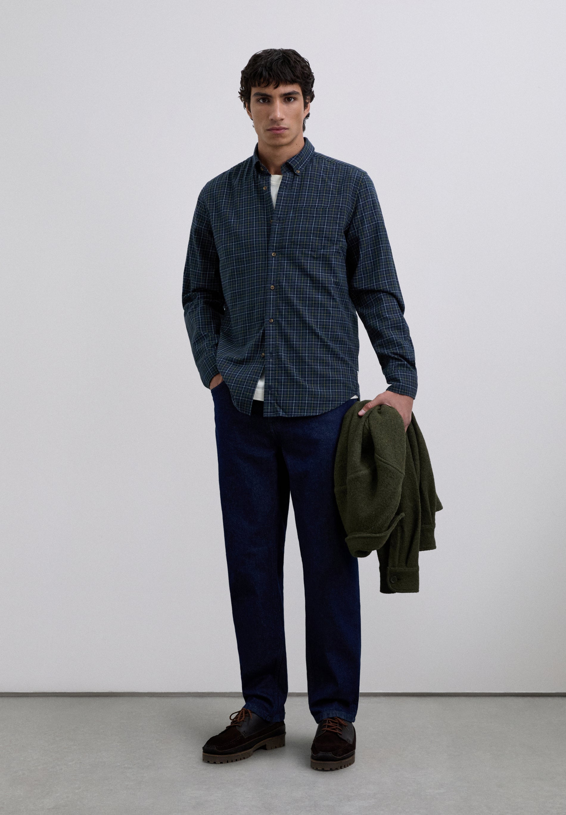 TARTAN PRINT SHIRT