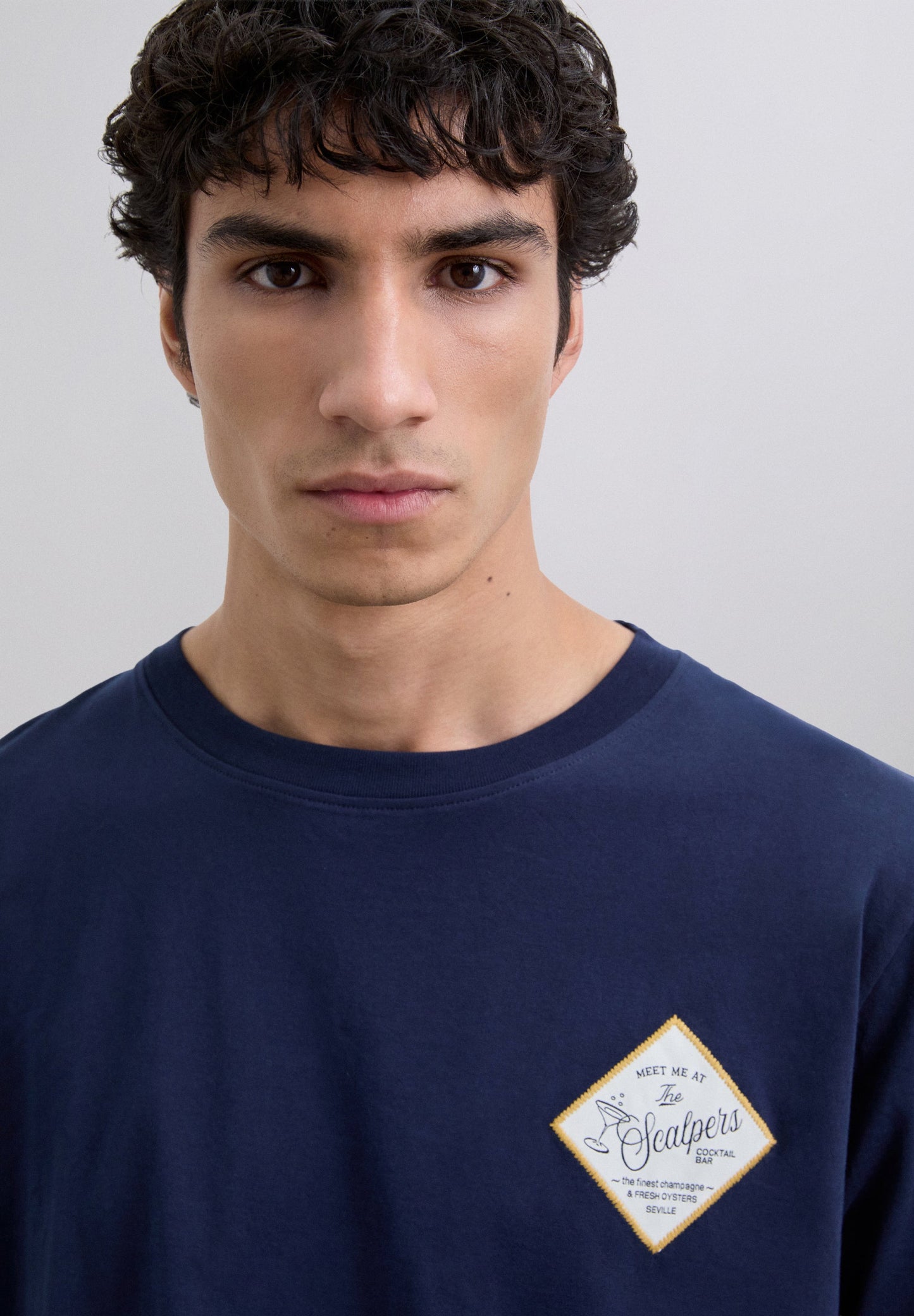 EMBROIDERED LOGO PATCH T-SHIRT