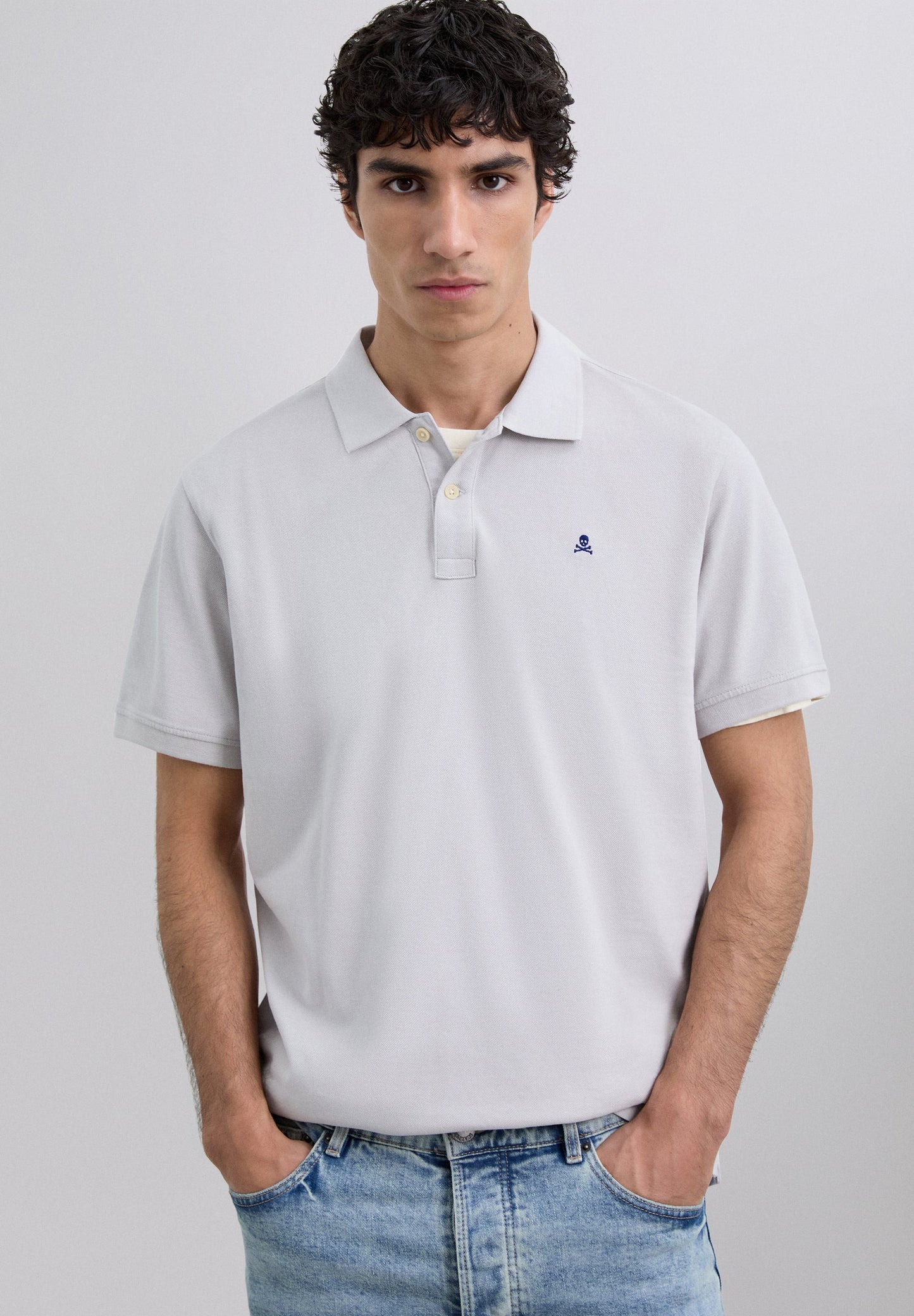 EMBROIDERED PIQUÉ POLO SHIRT