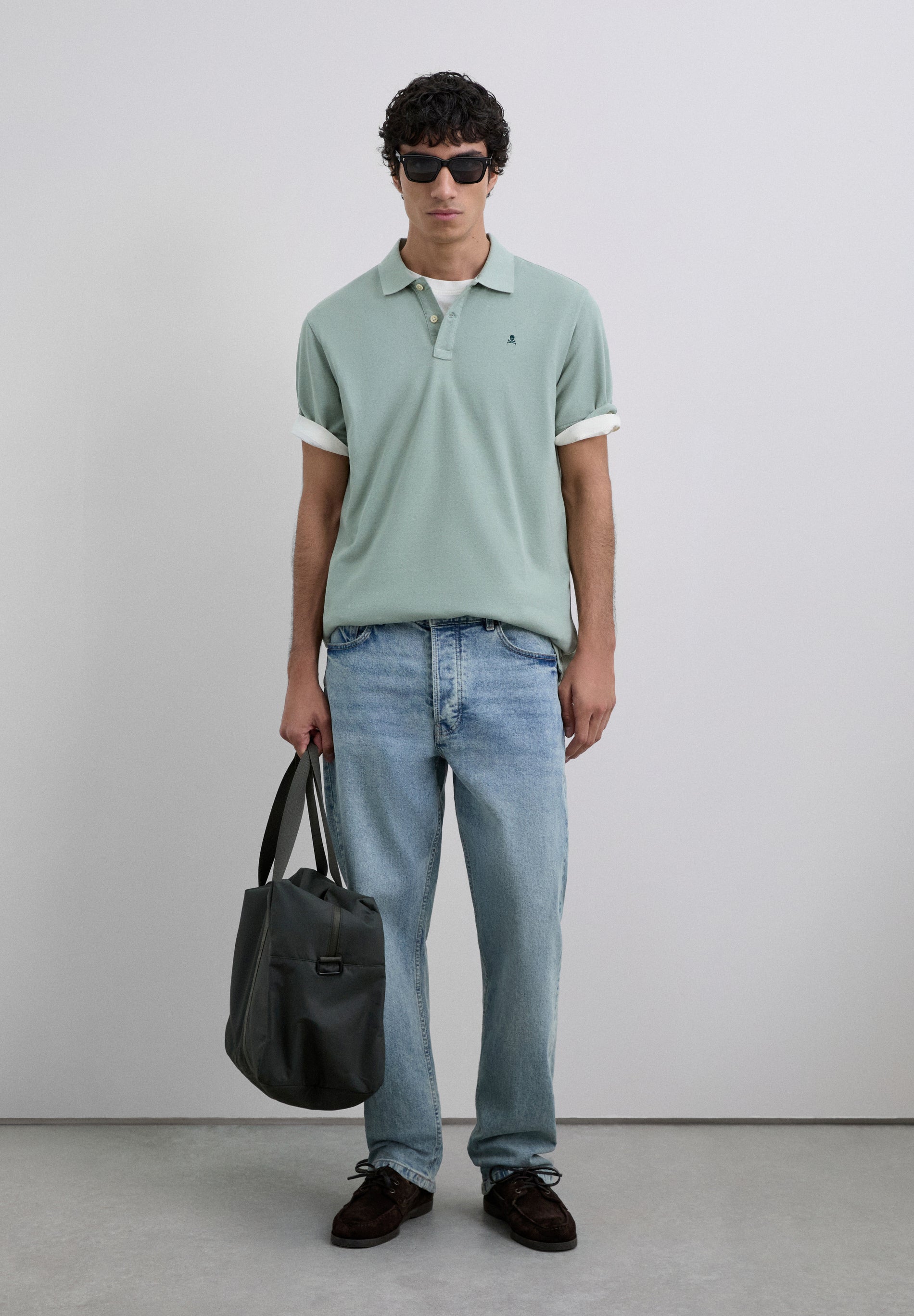 EMBROIDERED PIQUÉ POLO SHIRT