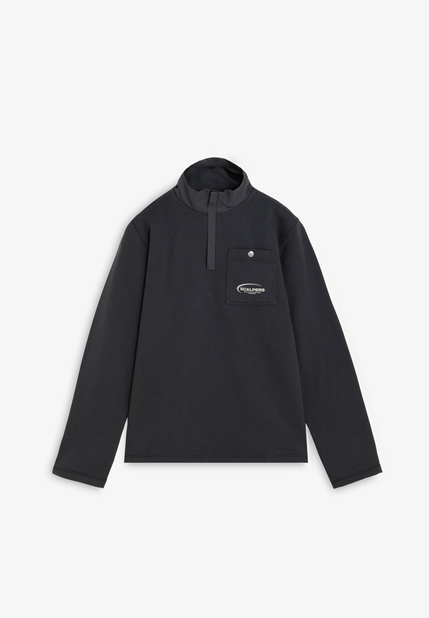 HALF ZIP SWEATSHIRT WITH POCKET