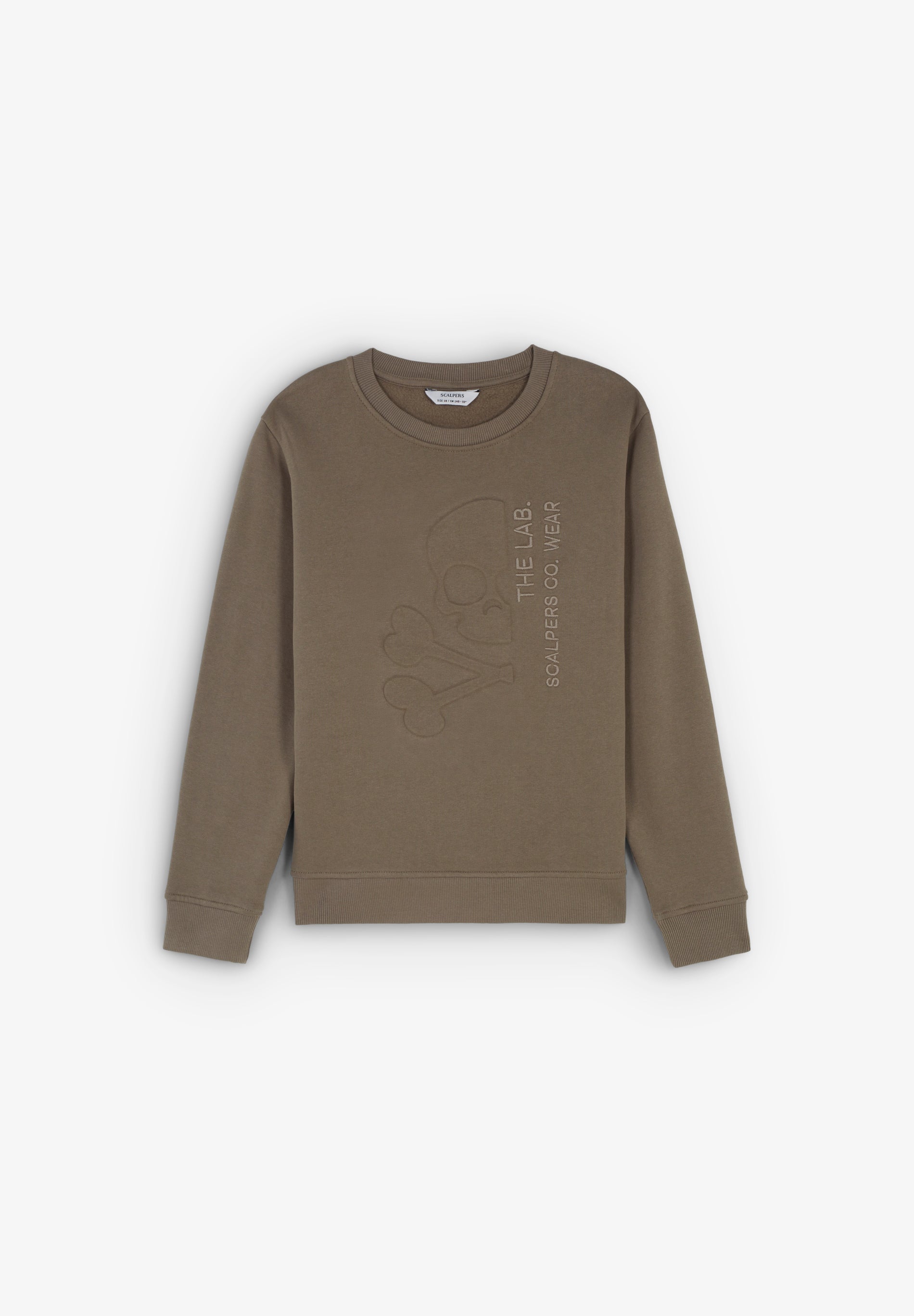 SWEATSHIRT WITH RELIEF SKULL