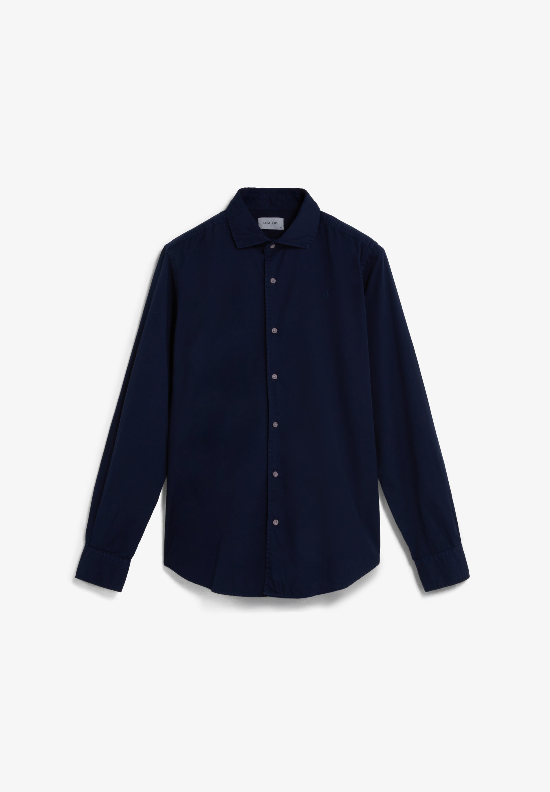 SHIRT WITH EMBROIDERED SKULL