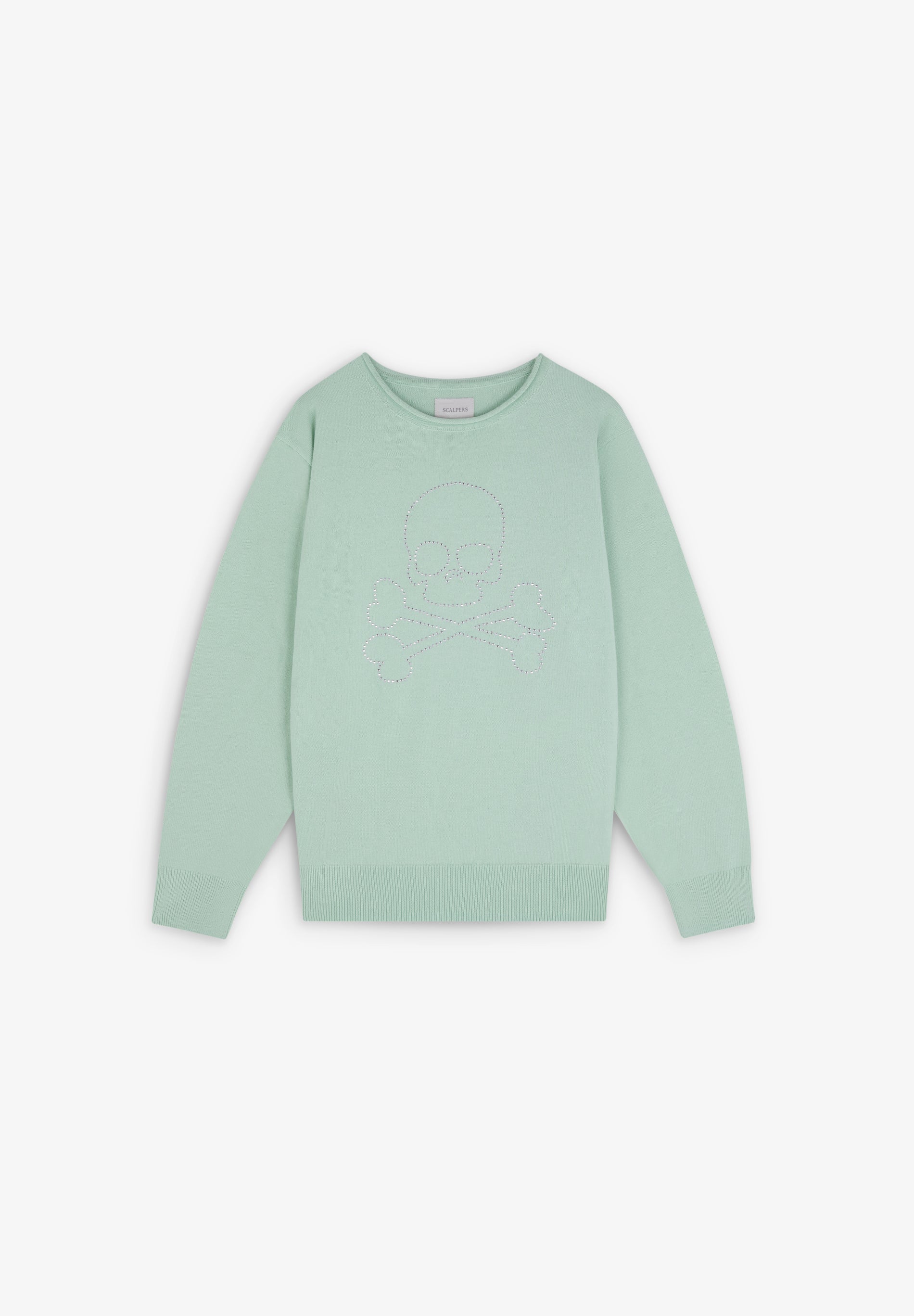 CHUNKY KNIT SHINY SWEATER