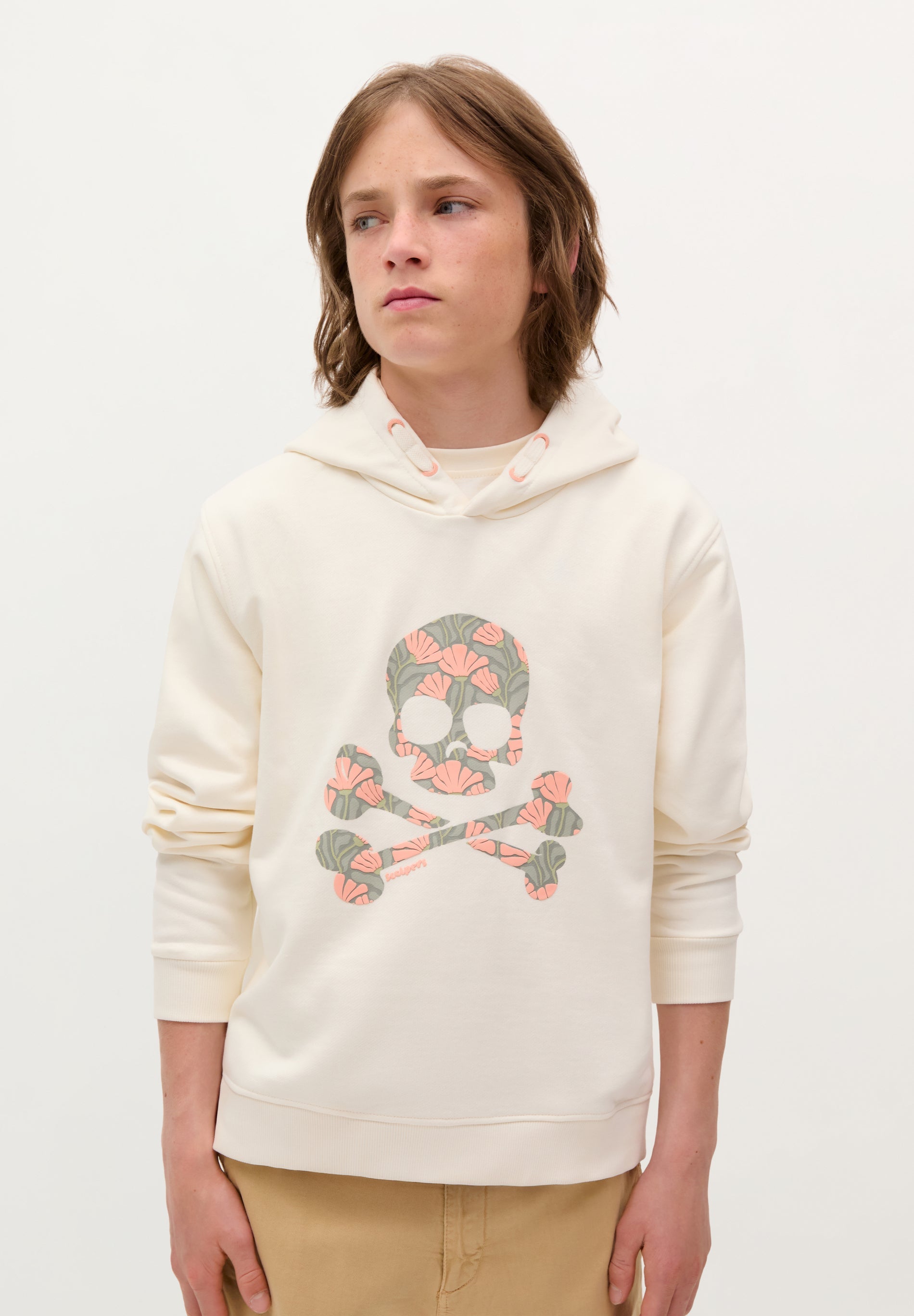 SCTROPICAL SKULL HOODIE KIDS